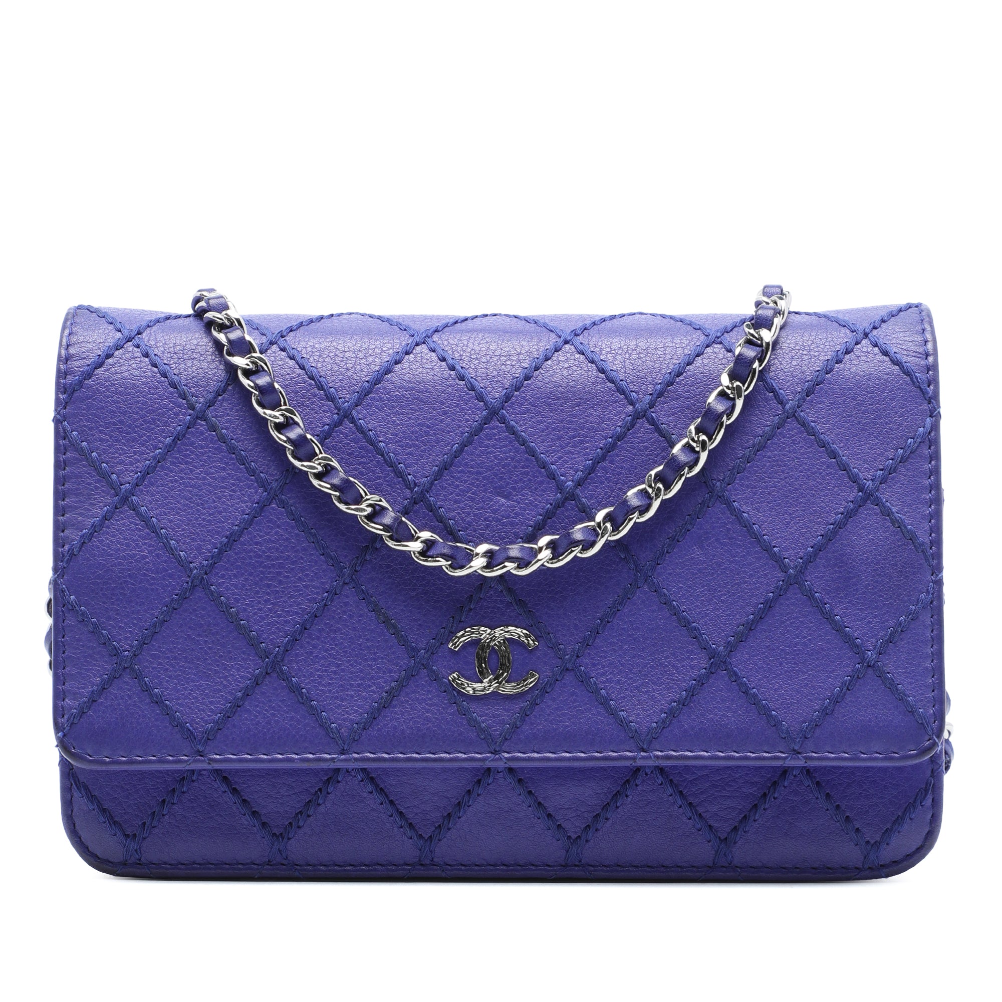 Chanel CC Quilted Calfskin Fancy Wallet On Chain - image 1