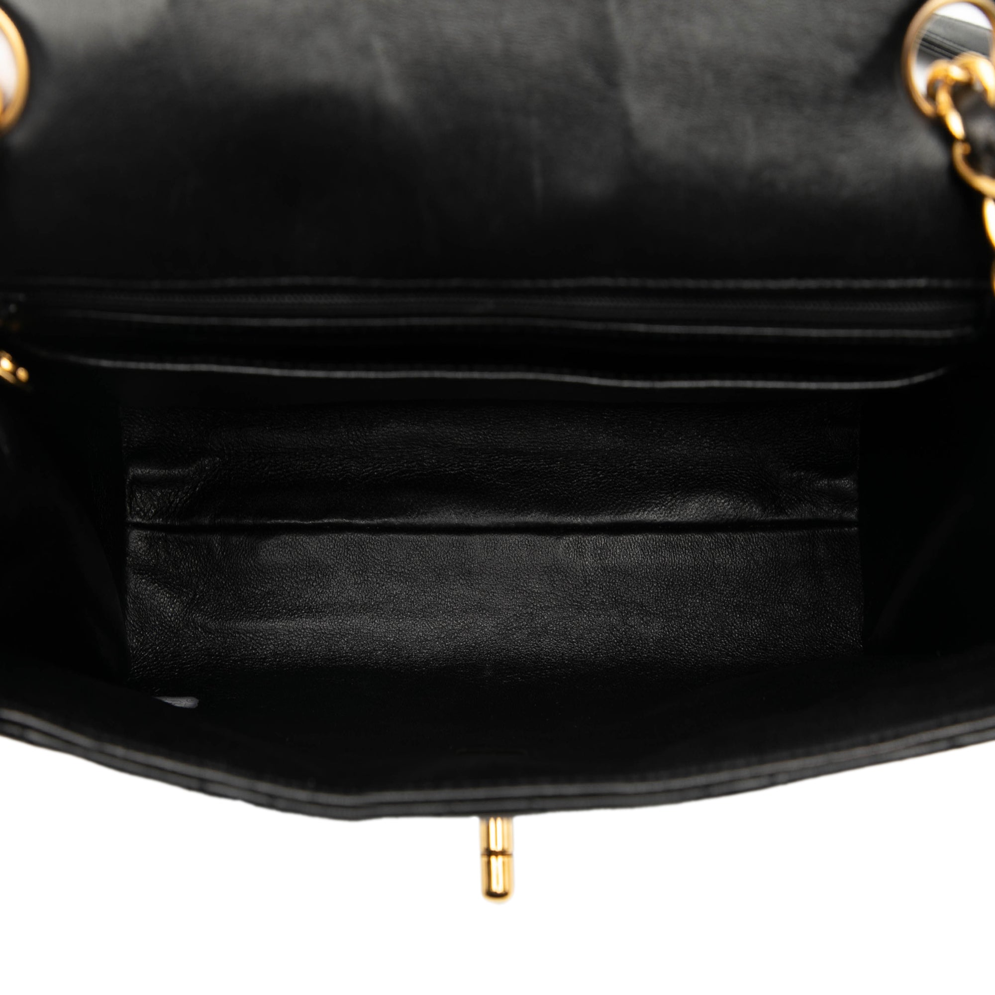 Chanel Small Square Quilted Lambskin Straight Single Flap - image 4