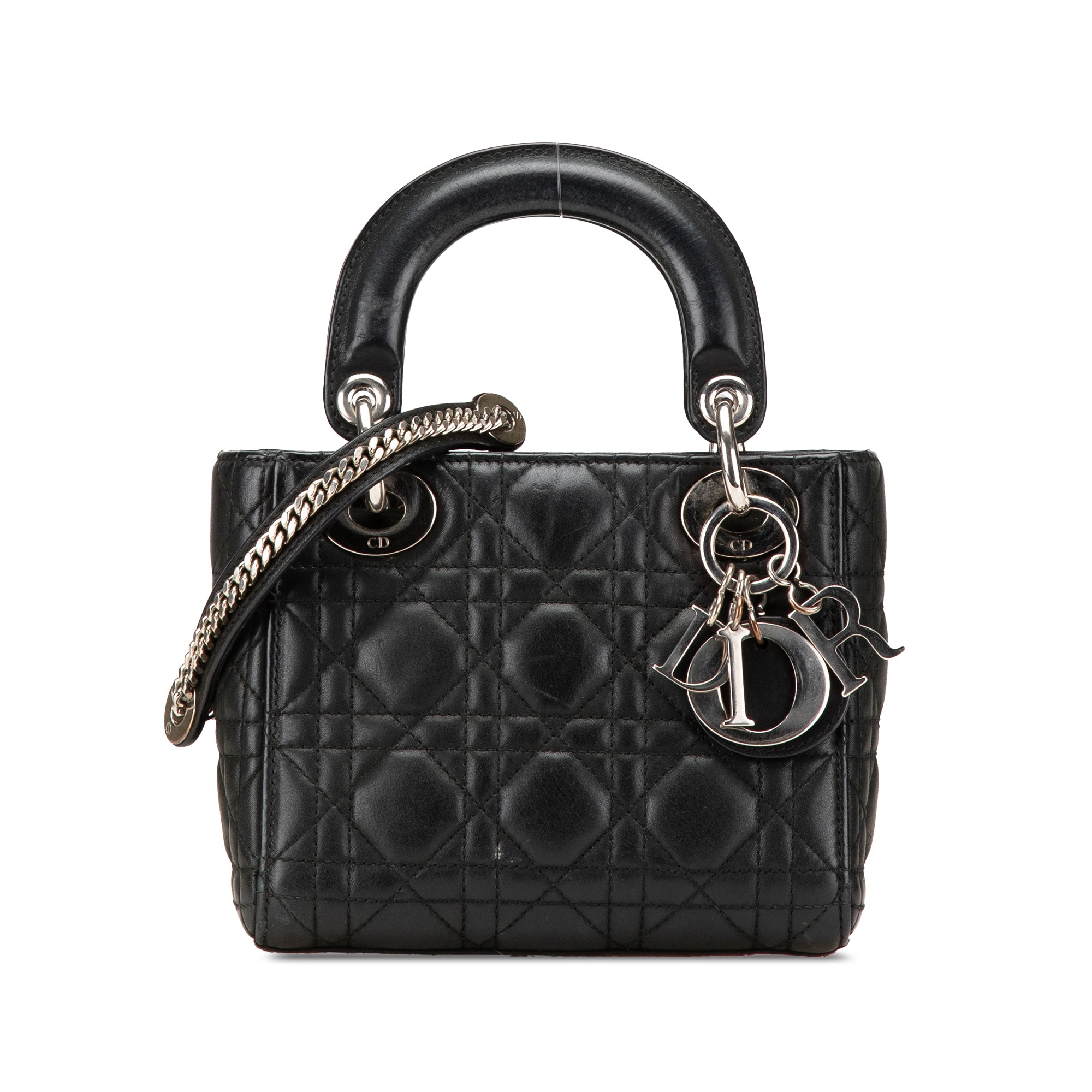 Dior Mini Lambskin Cannage Lady Dior - image 1