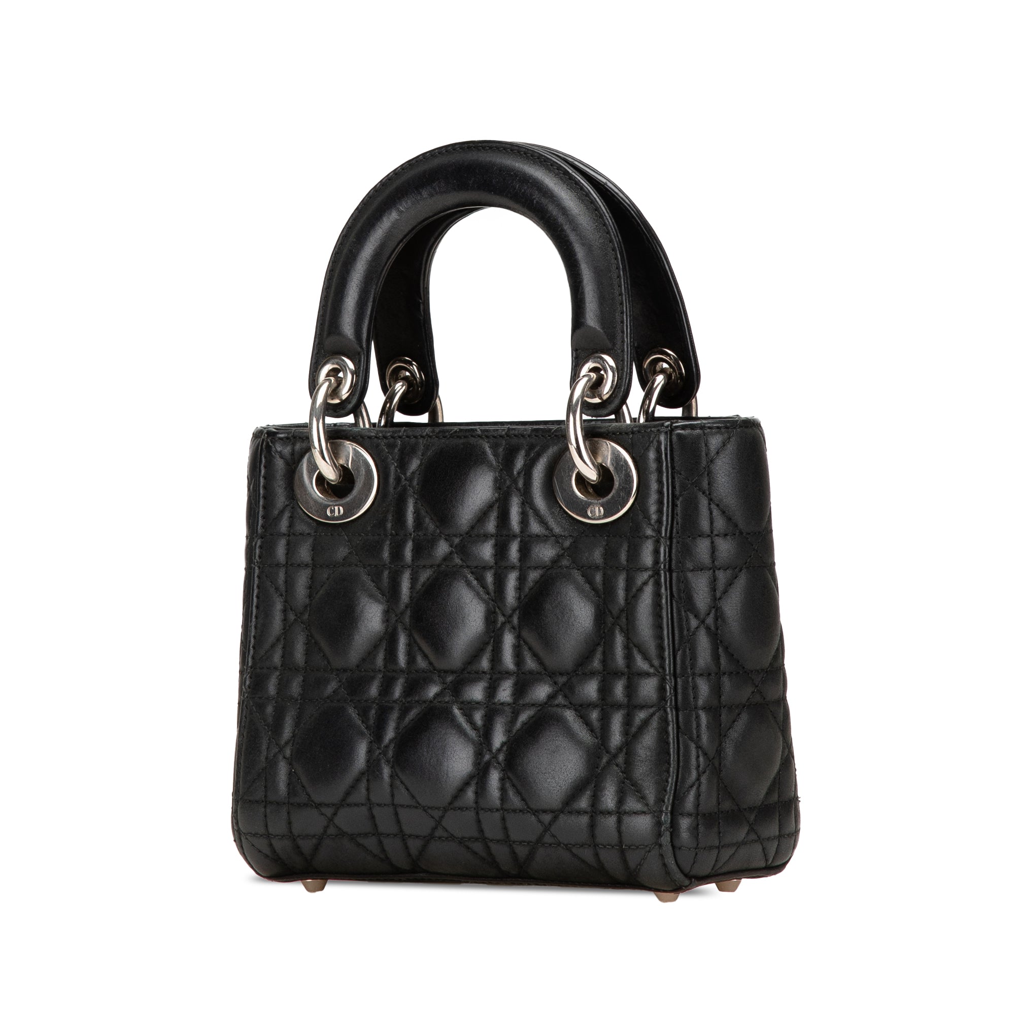 Dior Mini Lambskin Cannage Lady Dior - image 2