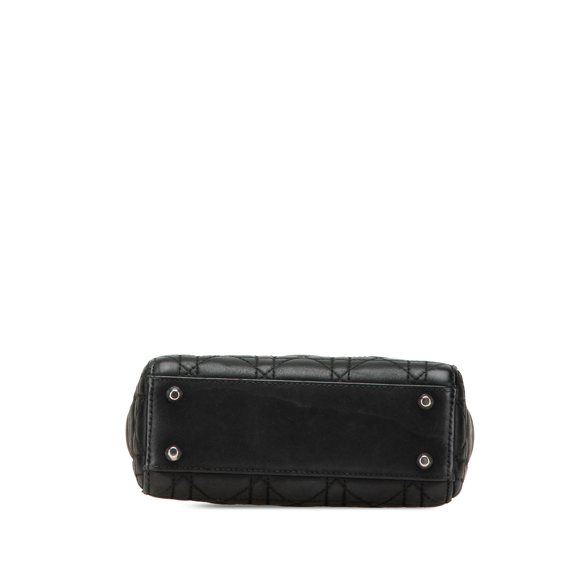 Dior Mini Lambskin Cannage Lady Dior - image 3