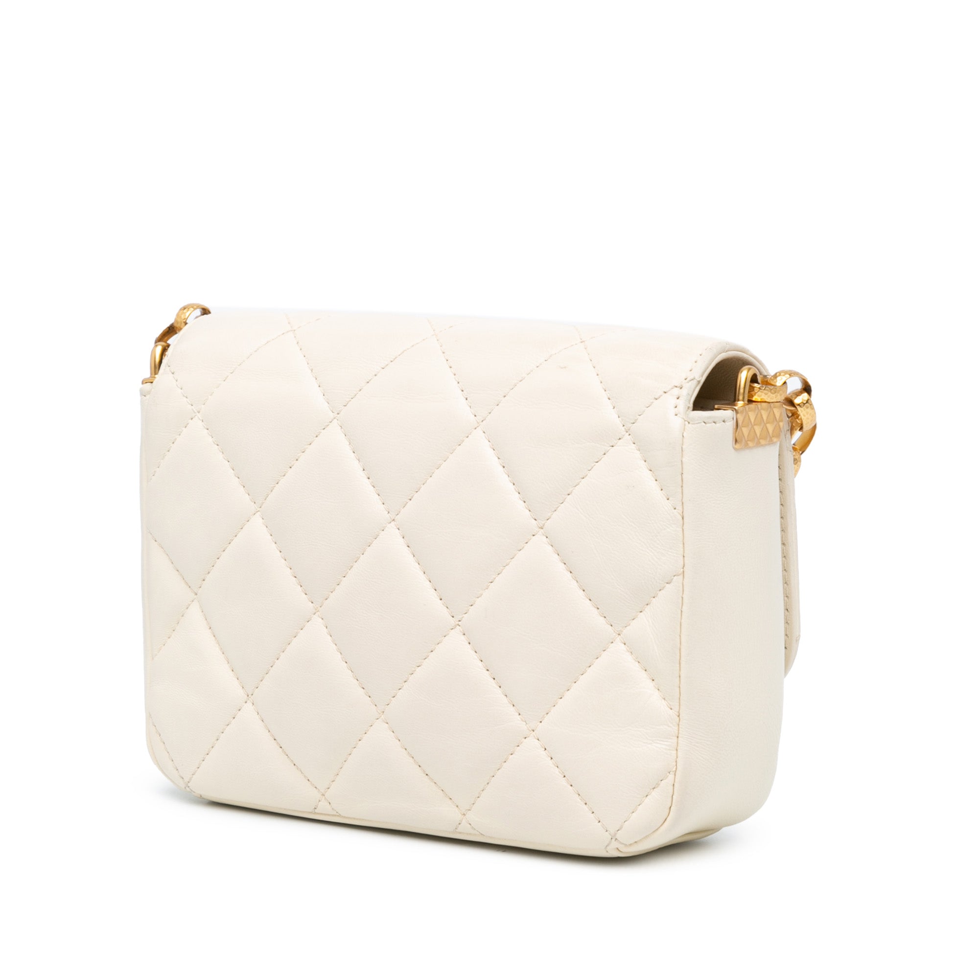 Chanel Small Quilted Lambskin CC Coin Flap - image 2