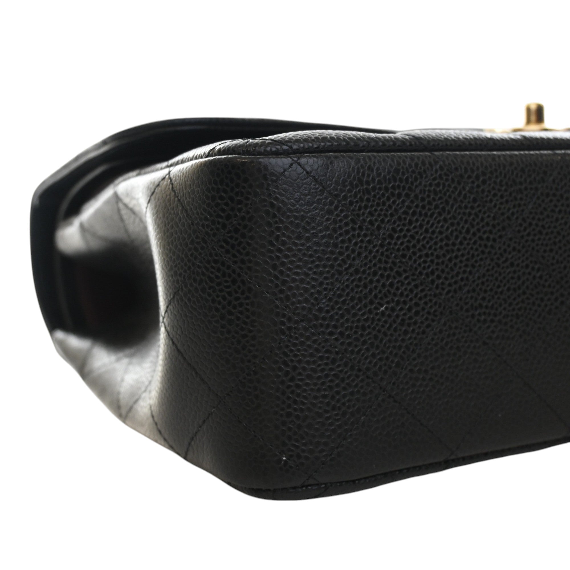 Chanel Jumbo Classic Caviar Double Flap - image 11