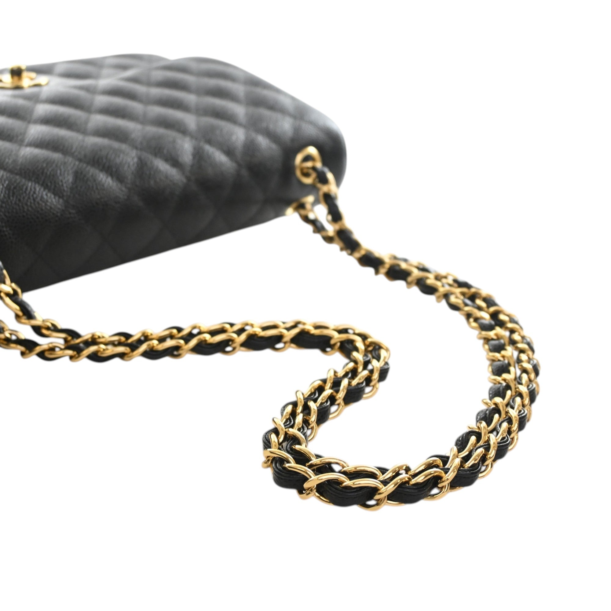 Chanel Jumbo Classic Caviar Double Flap - image 13