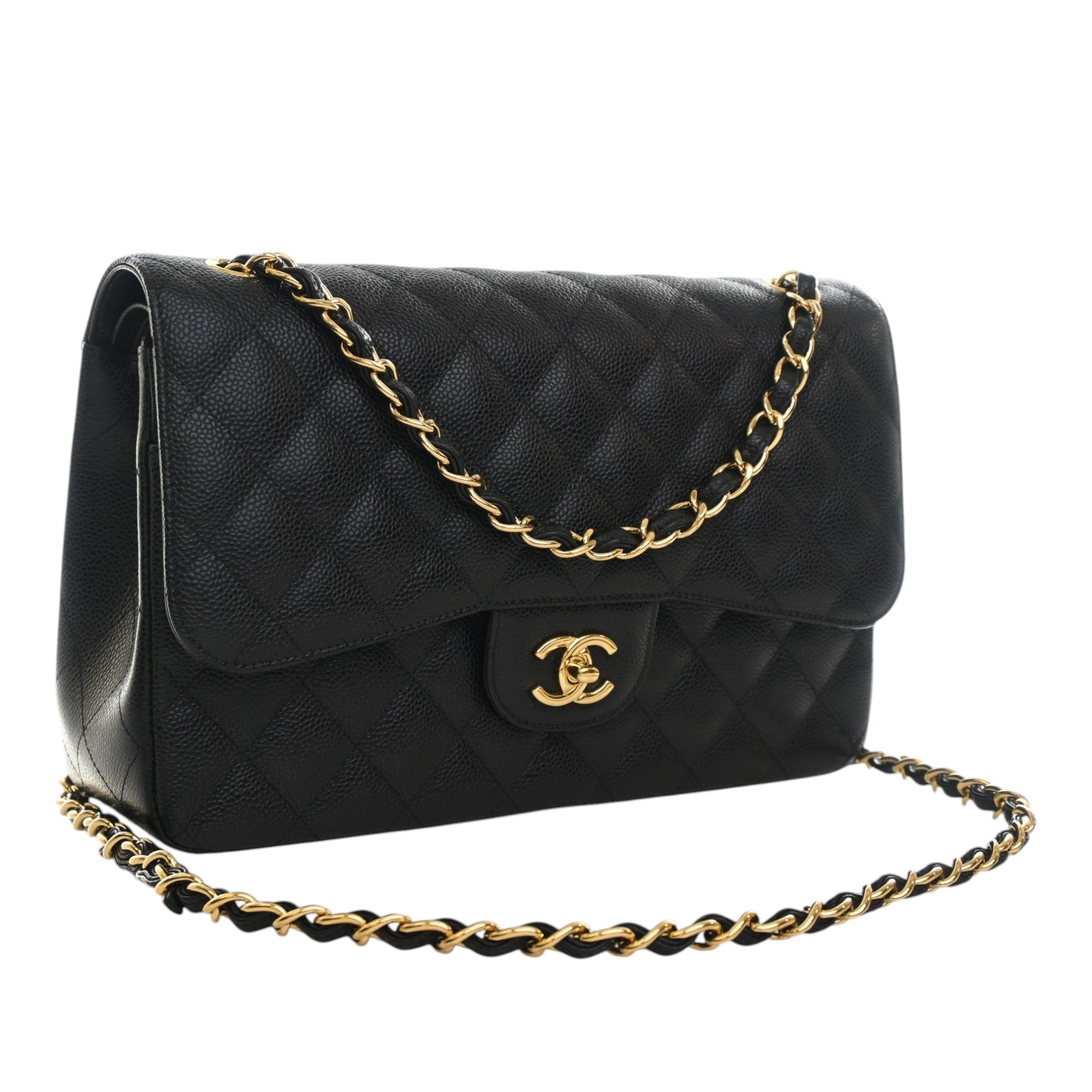 Chanel Jumbo Classic Caviar Double Flap - image 2
