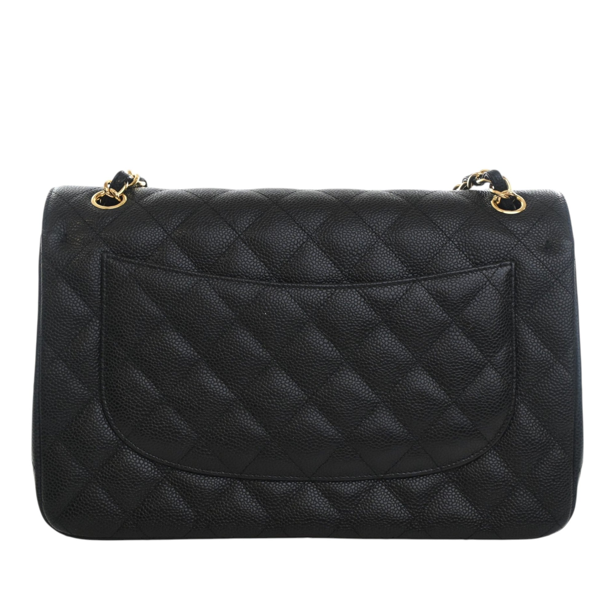 Chanel Jumbo Classic Caviar Double Flap - image 4