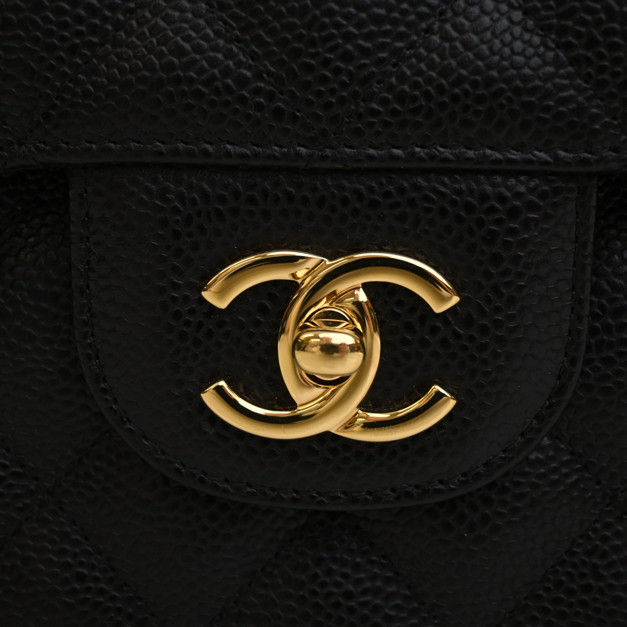 Chanel Jumbo Classic Caviar Double Flap - image 8