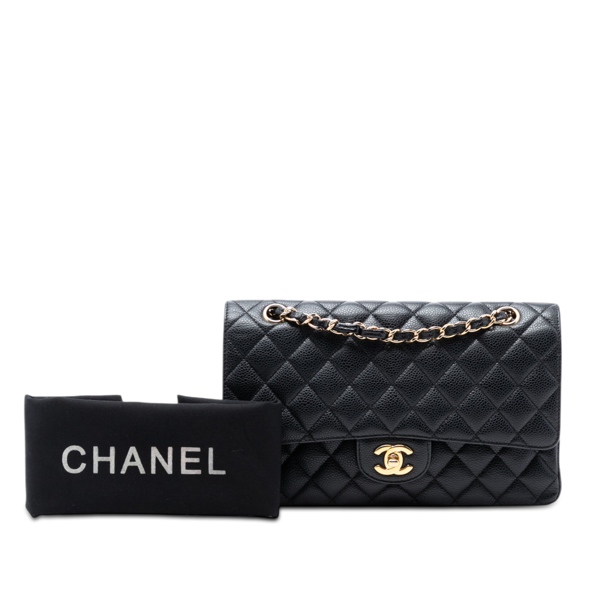 Chanel Medium Classic Caviar Double Flap - image 8