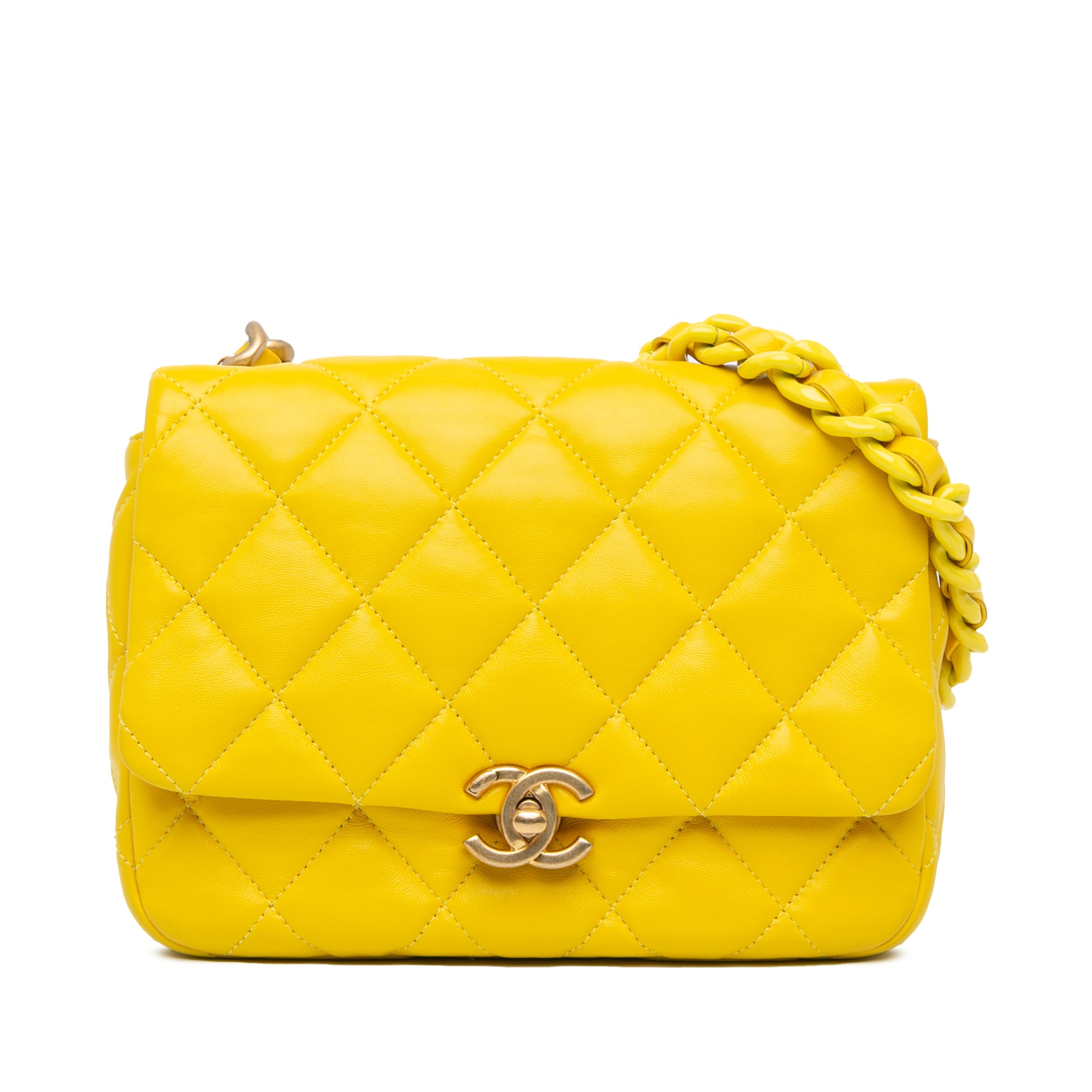 Chanel Small Quilted Lambskin Candy Chain Flap - image 1