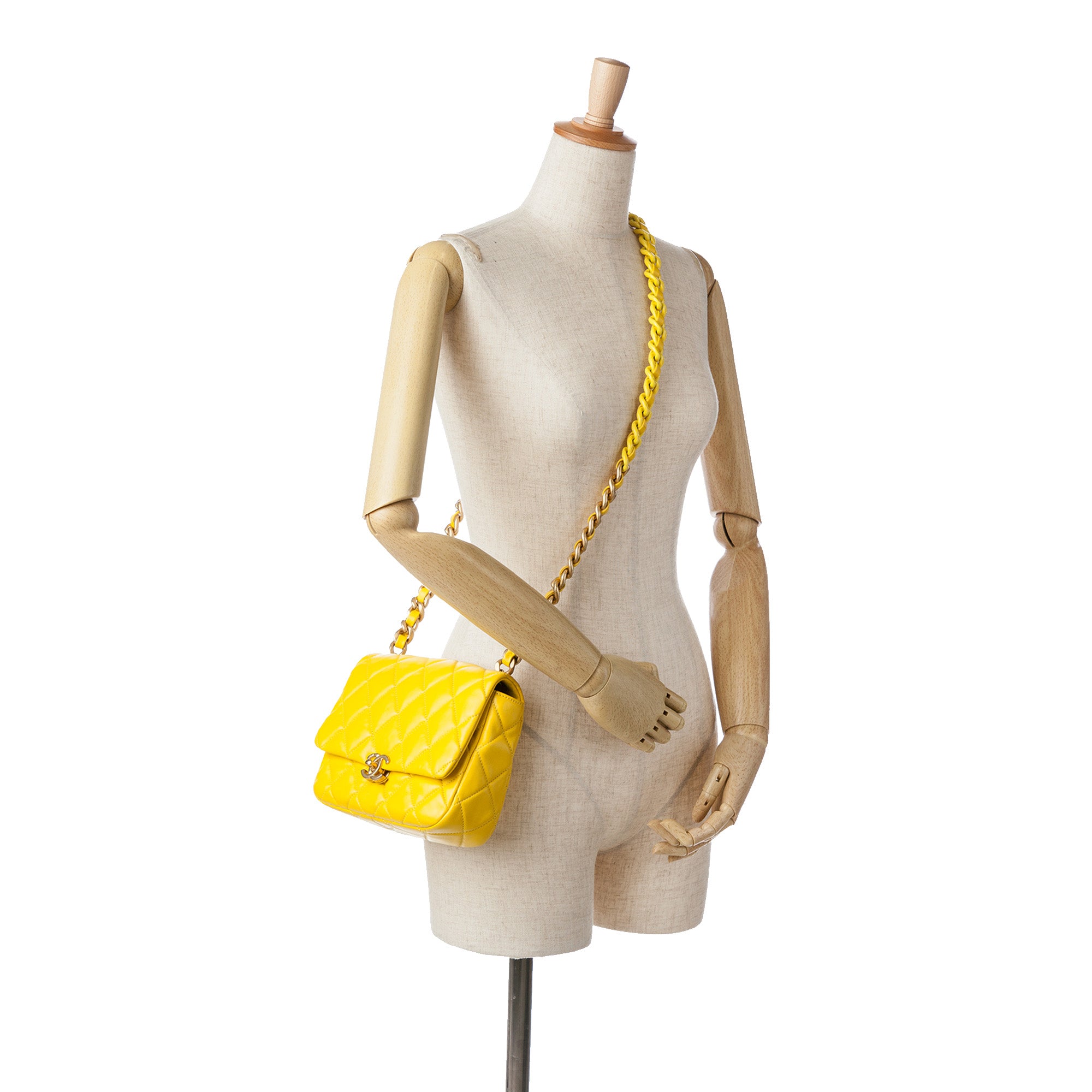 Chanel Small Quilted Lambskin Candy Chain Flap - image 8