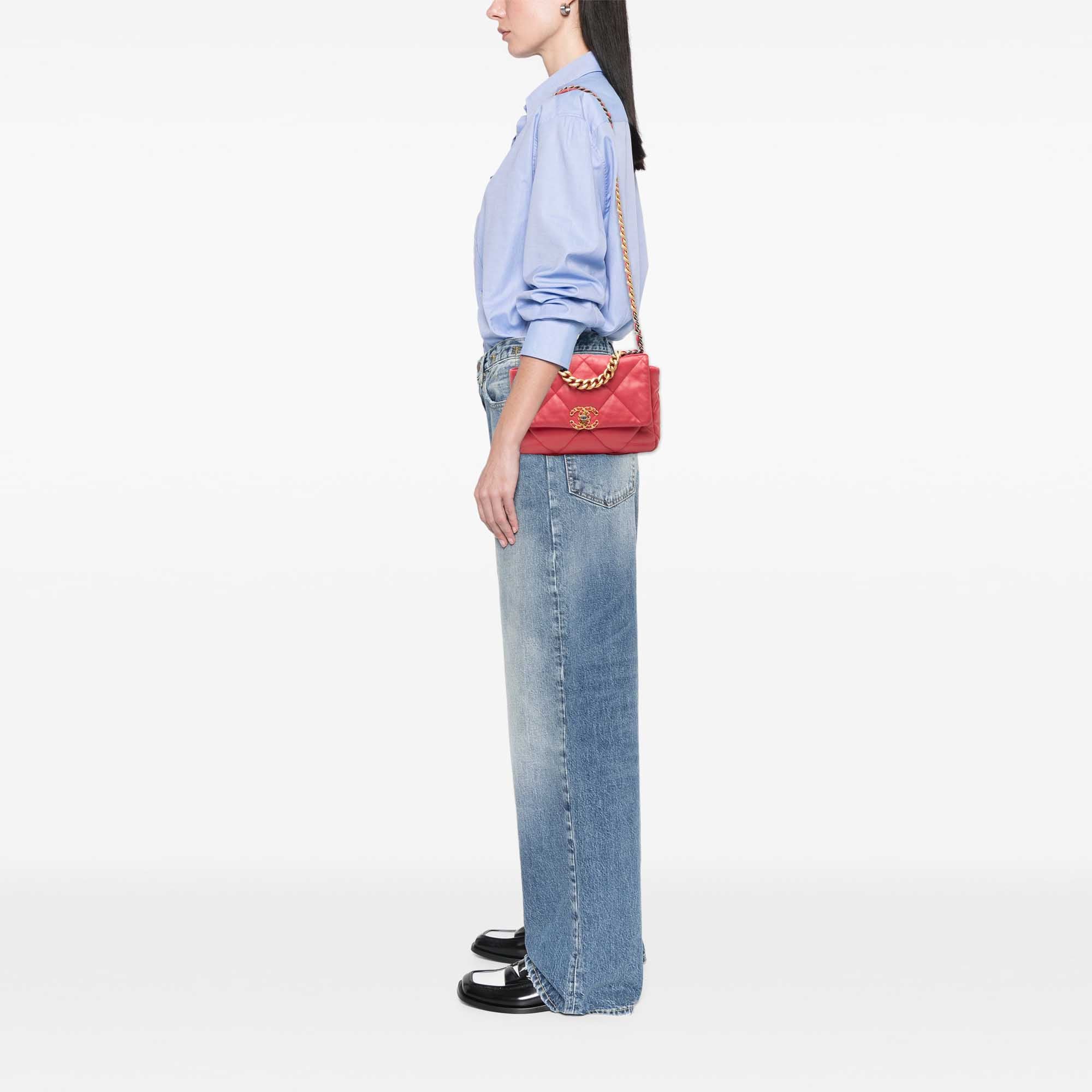 Chanel Medium Lambskin 19 Flap - image 6