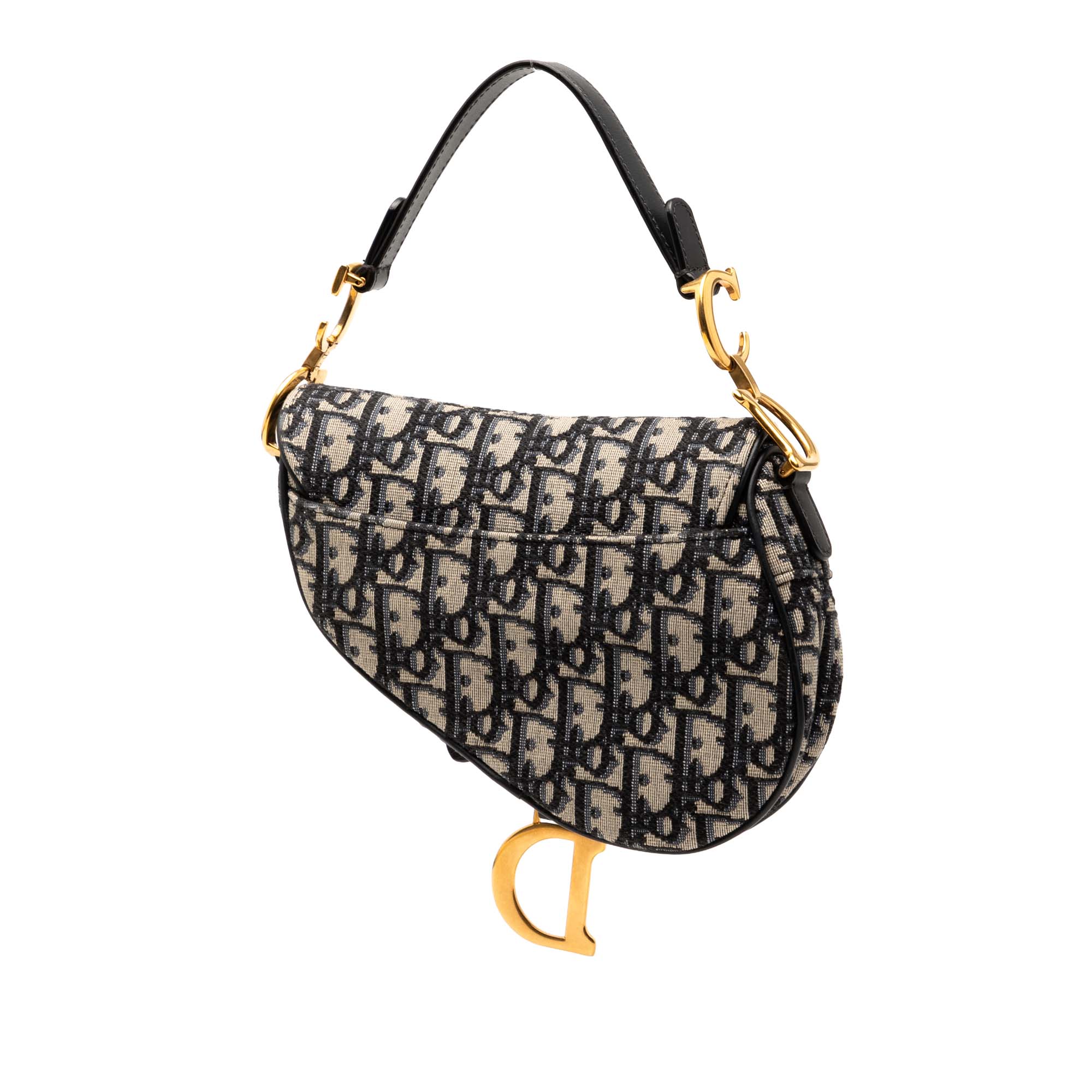 Dior Mini Oblique Canvas Saddle Bag - image 2