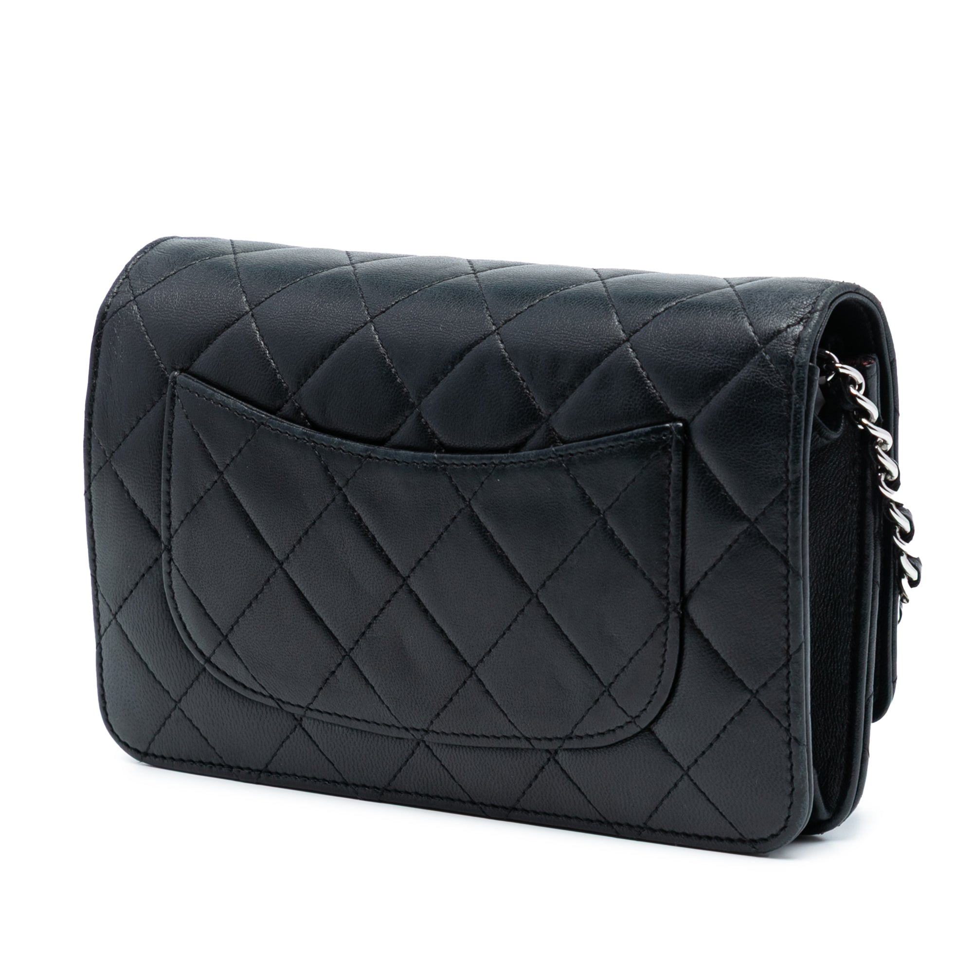 Chanel CC Quilted Lambskin Wallet On Chain - image 2