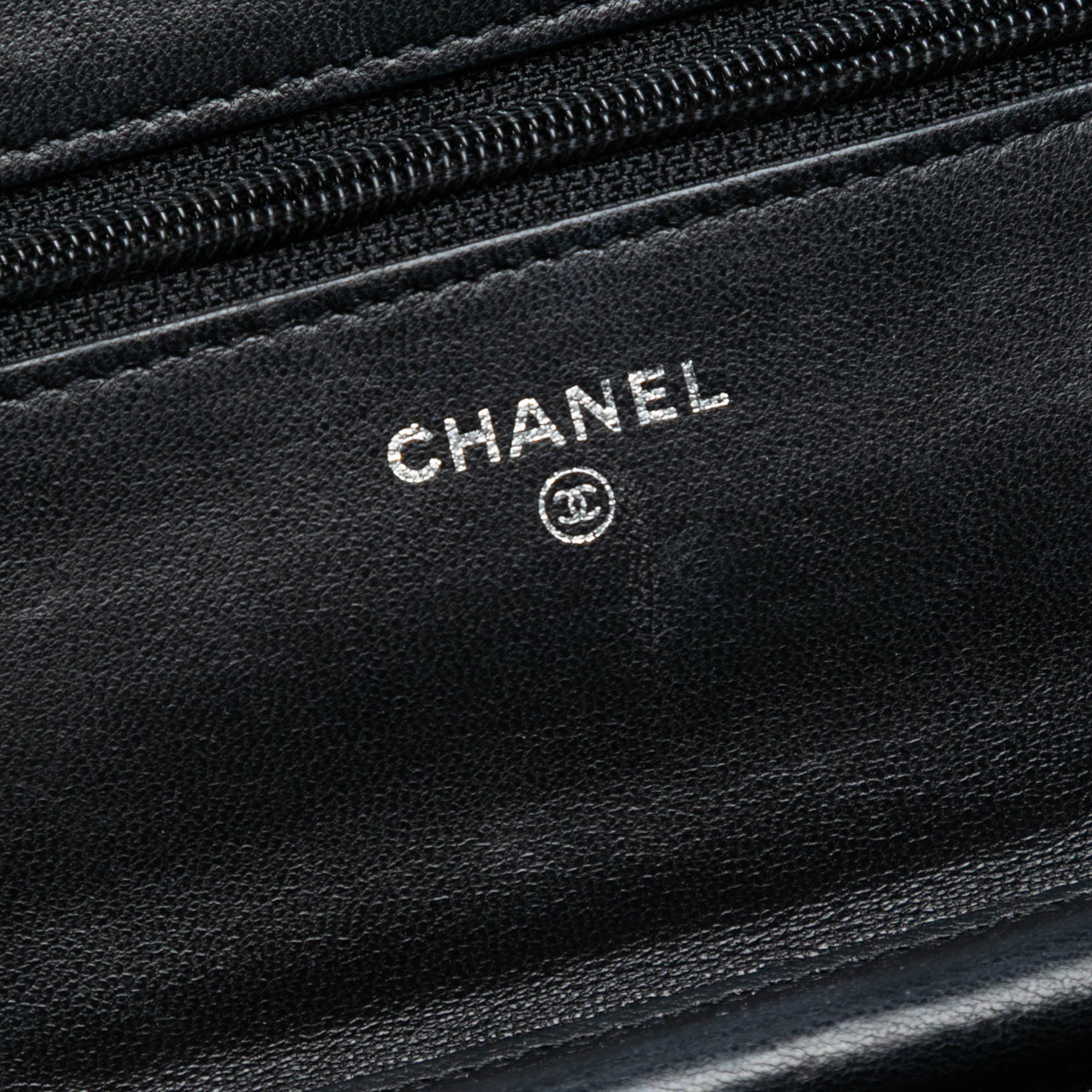 Chanel CC Quilted Lambskin Wallet On Chain - image 5