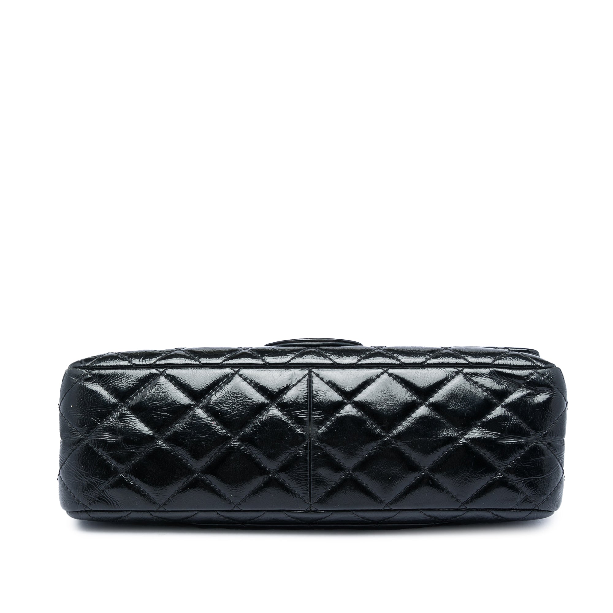 Chanel Quilted Crinkled Patent Reissue 2.55 Double Flap 227 - image 3