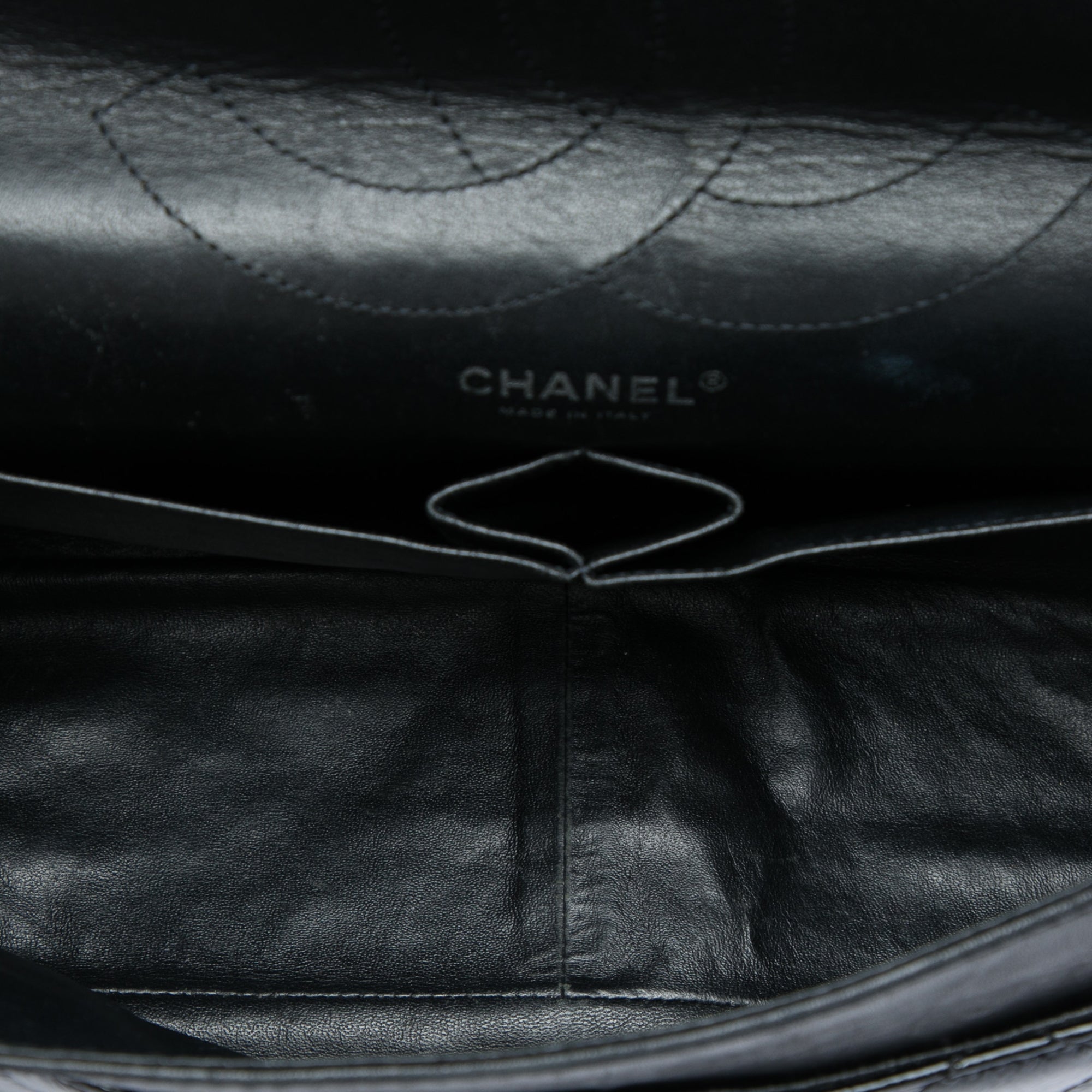 Chanel Quilted Crinkled Patent Reissue 2.55 Double Flap 227 - image 4