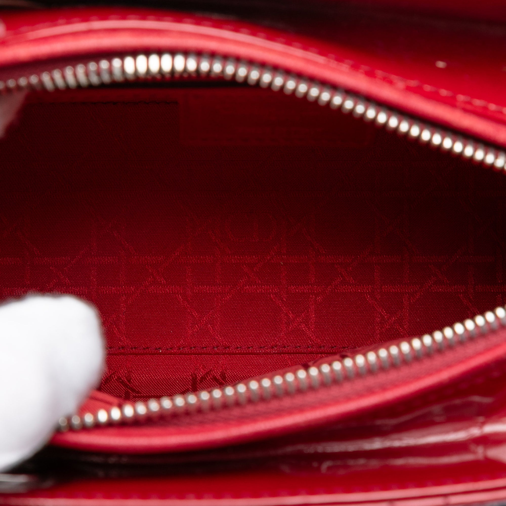 Dior Medium Patent Cannage Lady Dior - image 4