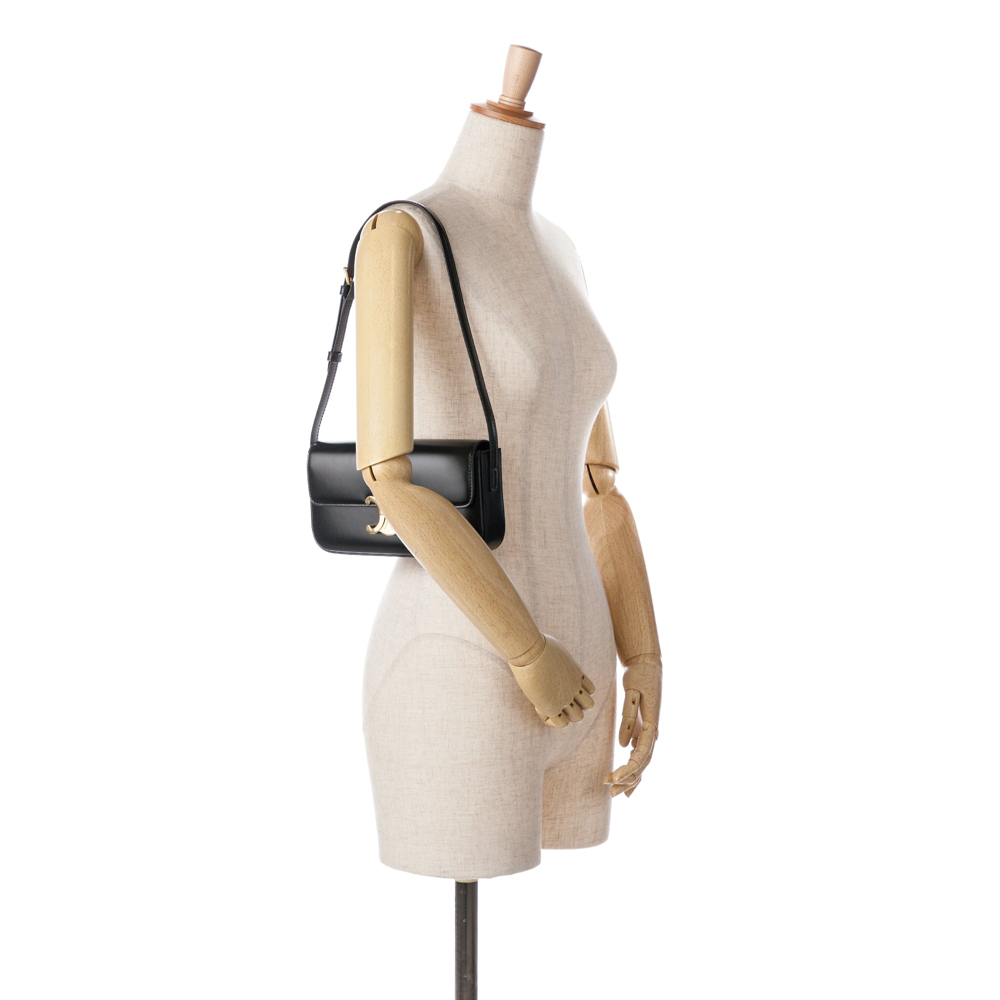 Celine Shiny Calfskin Claude Shoulder Bag - image 7