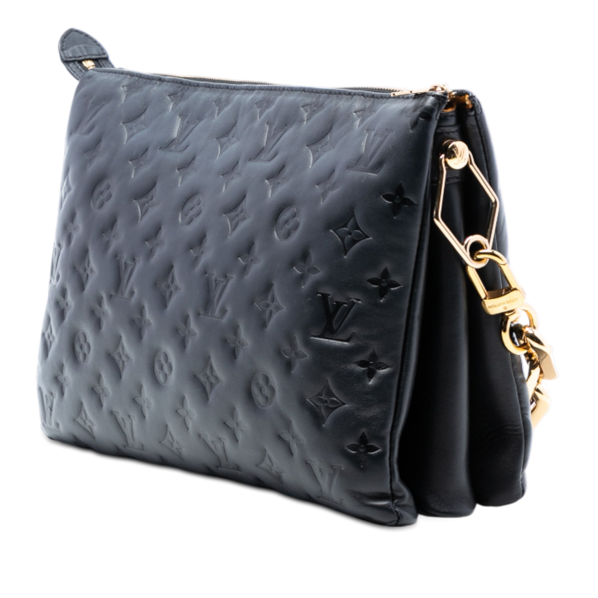 Louis Vuitton Monogram Embossed Puffy Lambskin Coussin MM - image 2