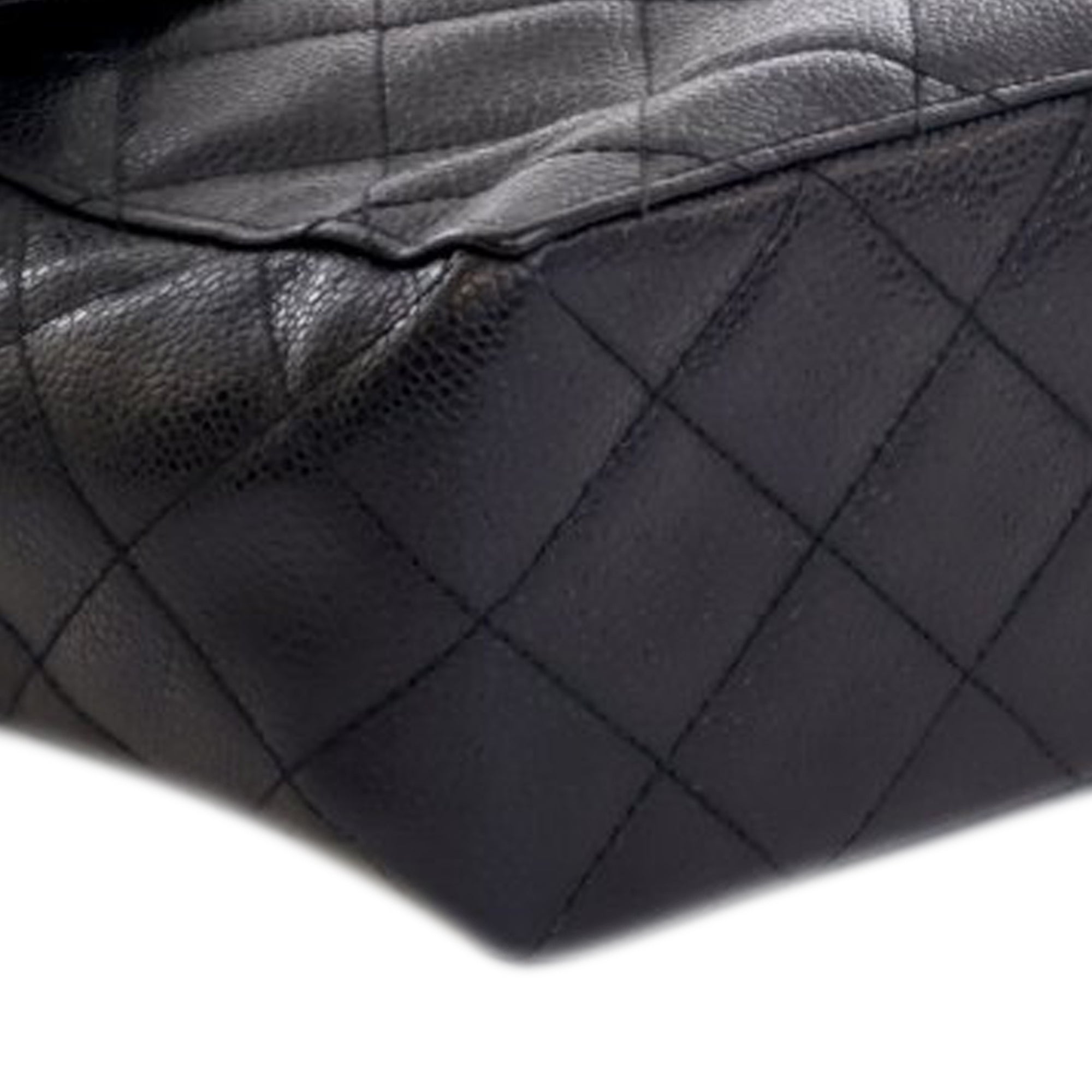 Chanel CC Quilted Caviar Turnlock Crossbody - image 11