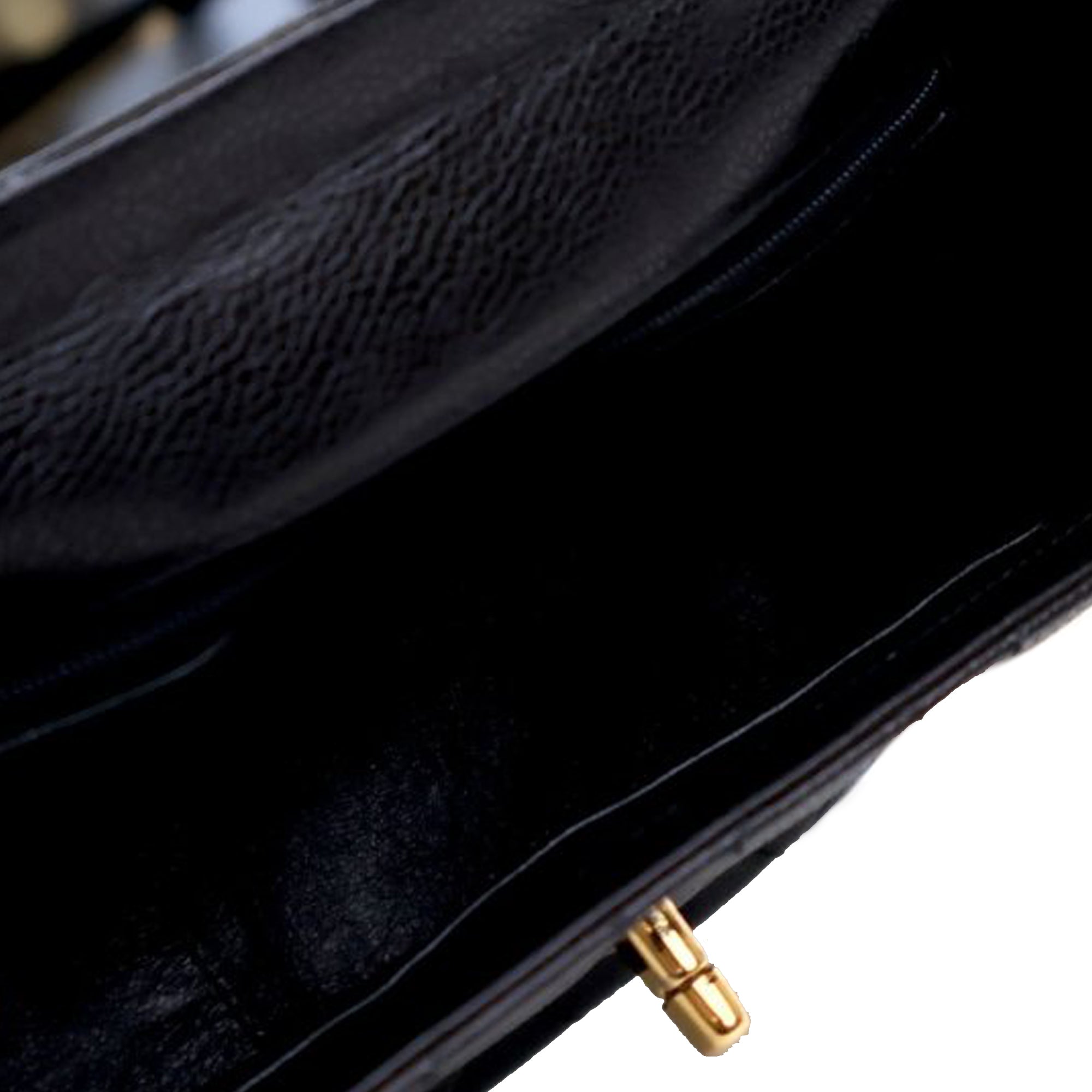 Chanel CC Quilted Caviar Turnlock Crossbody - image 4