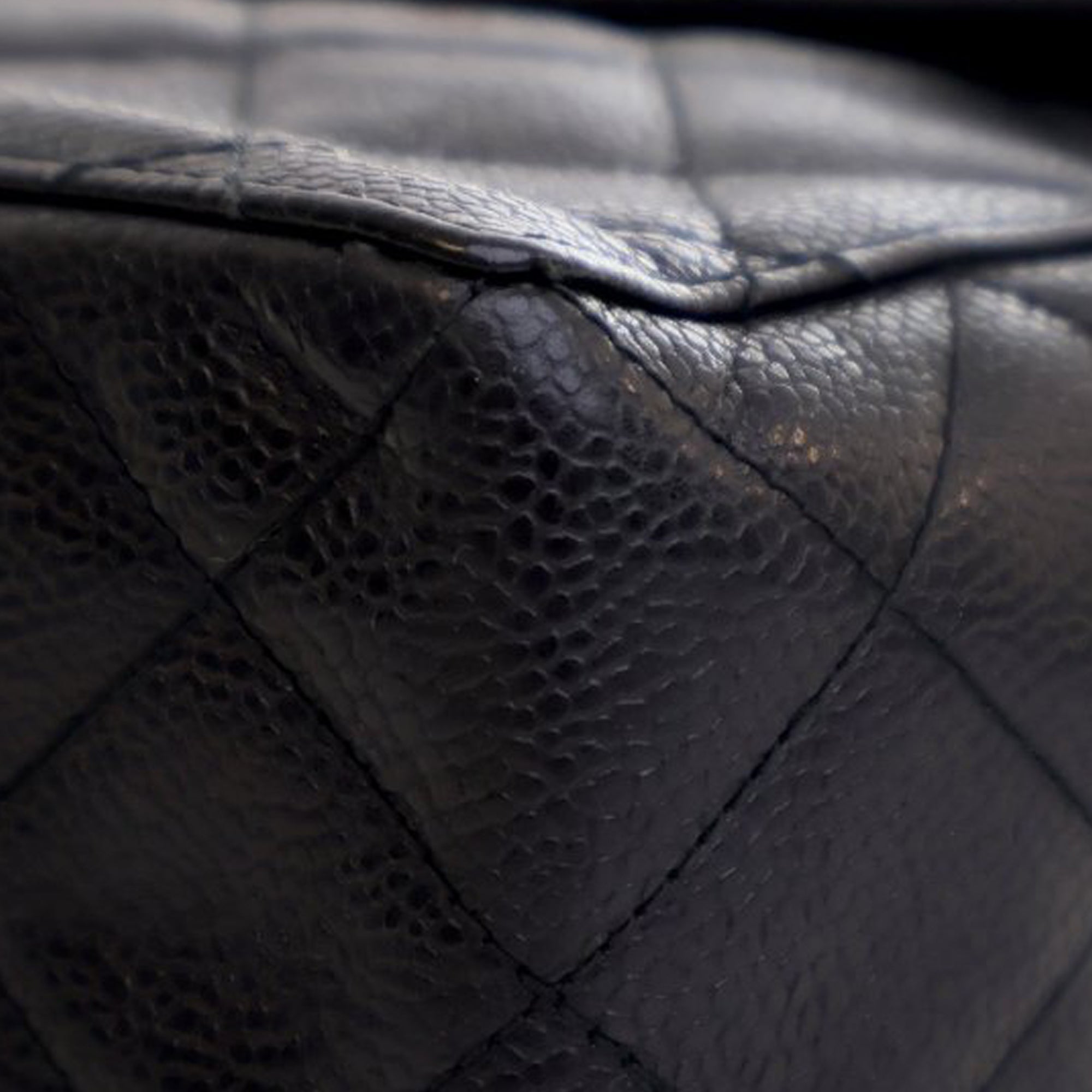 Chanel CC Quilted Caviar Turnlock Crossbody - image 8