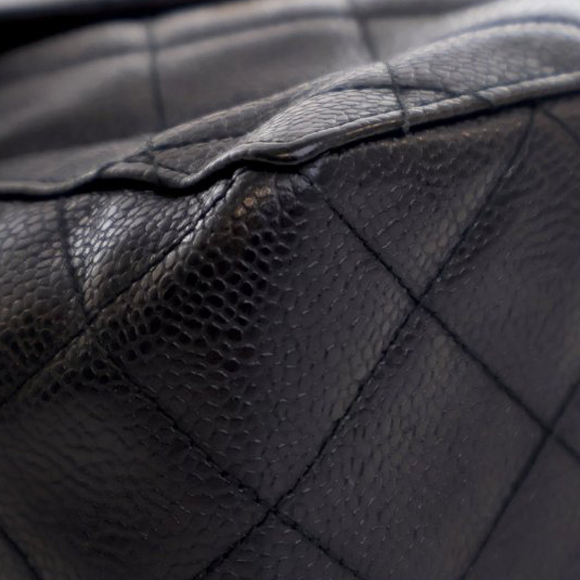 Chanel CC Quilted Caviar Turnlock Crossbody - image 9