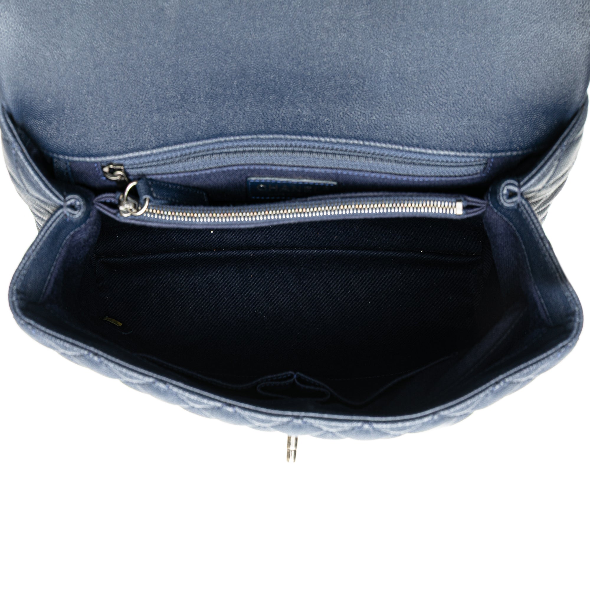 Chanel Large Caviar Coco Top Handle Bag - image 4