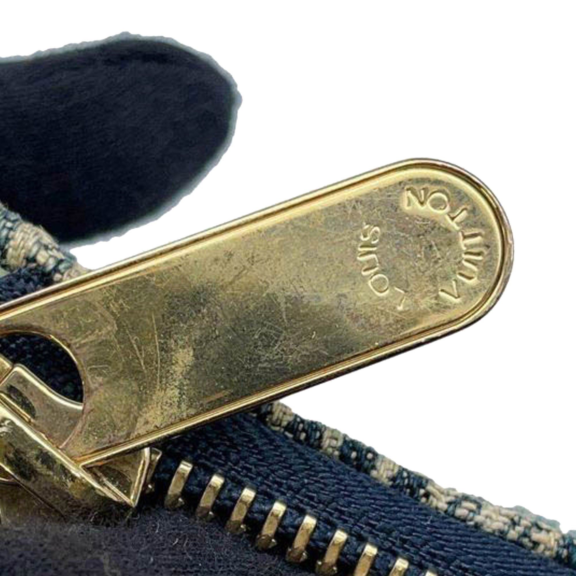 Louis Vuitton Monogram Denim Patchwork Pouchy - image 6