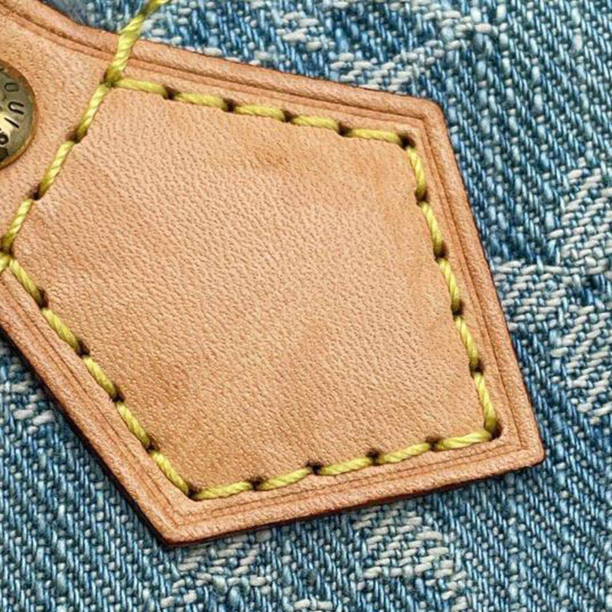 Louis Vuitton Monogram Denim Patchwork Pouchy - image 9