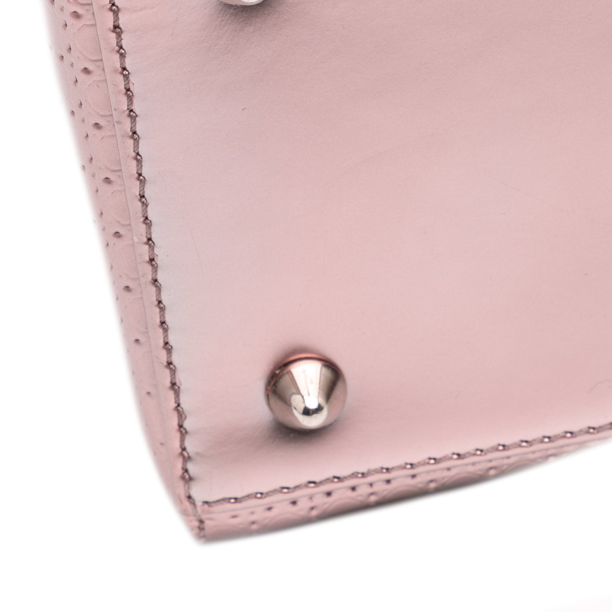 Dior Medium Metallic Patent Microcannage Lady Dior - image 9