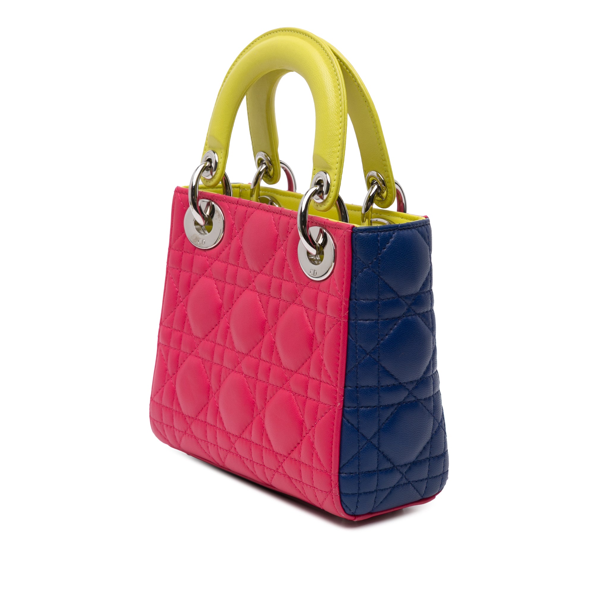 Dior Mini Tricolor Lambskin Cannage Lady Dior - image 2