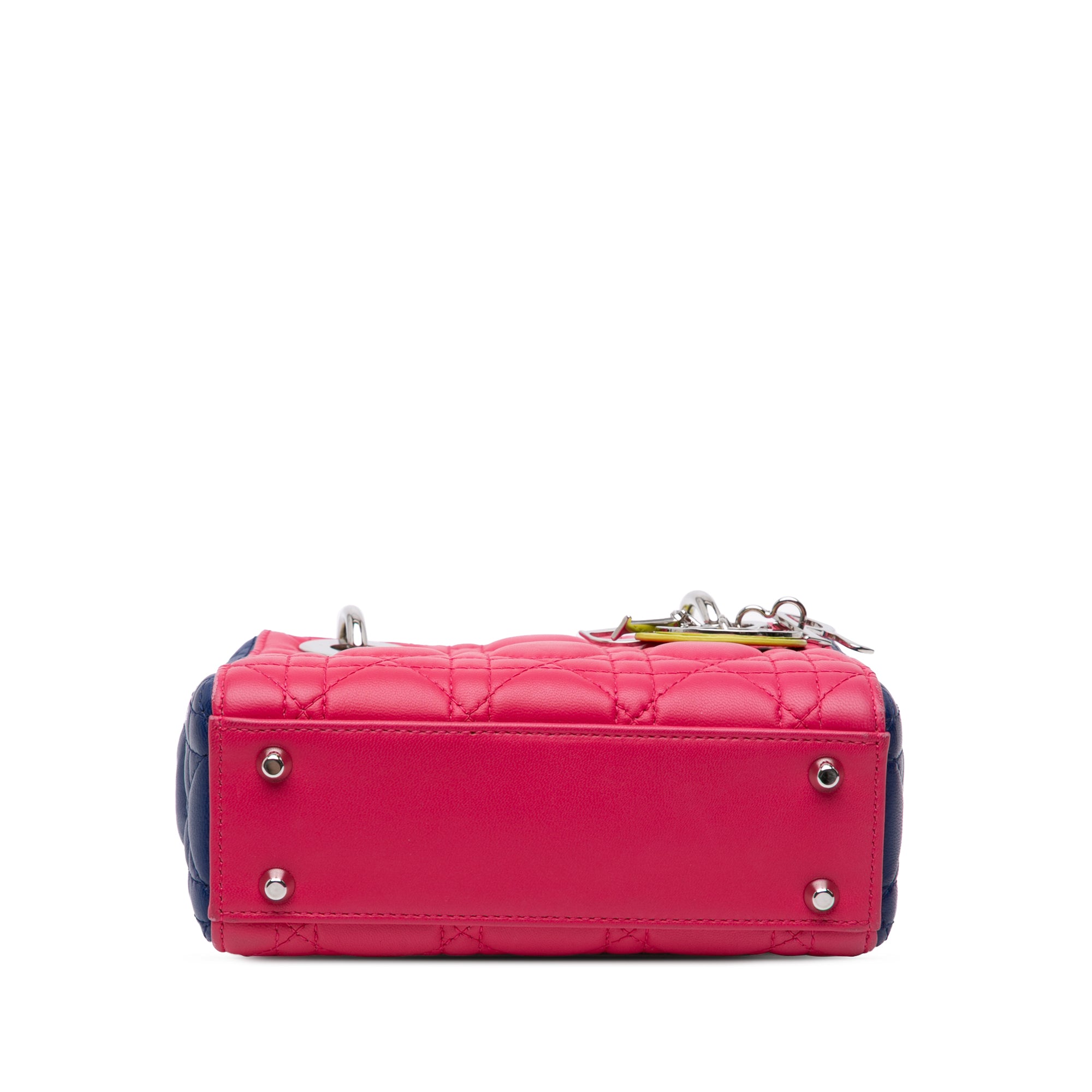 Dior Mini Tricolor Lambskin Cannage Lady Dior - image 3