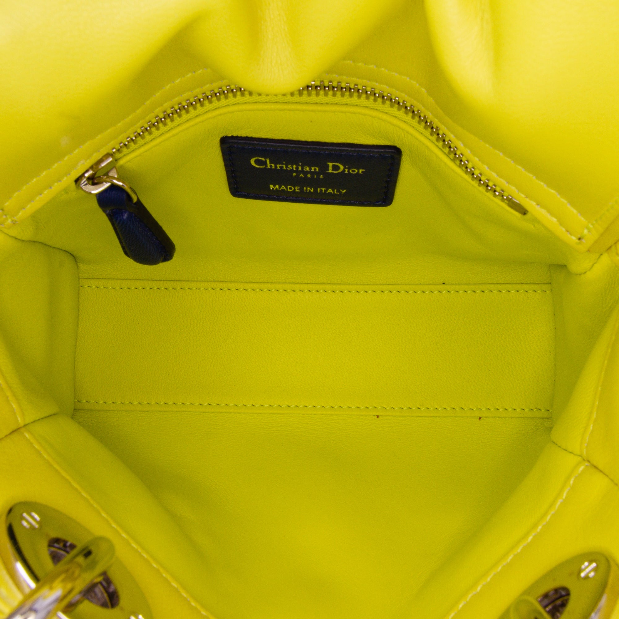 Dior Mini Tricolor Lambskin Cannage Lady Dior - image 4