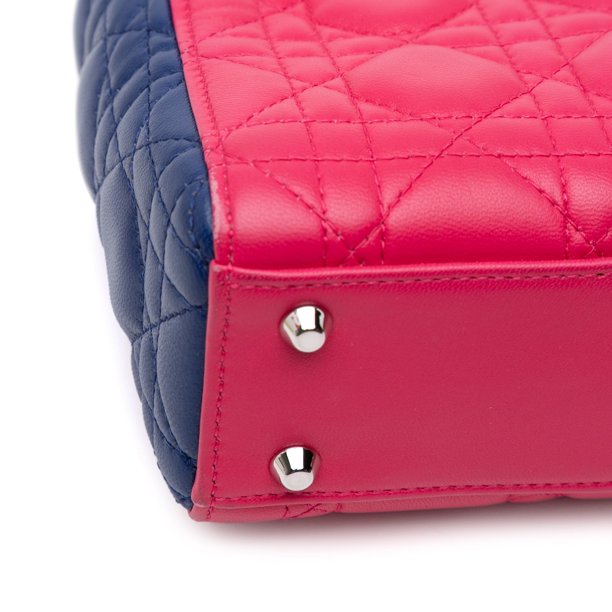 Dior Mini Tricolor Lambskin Cannage Lady Dior - image 7
