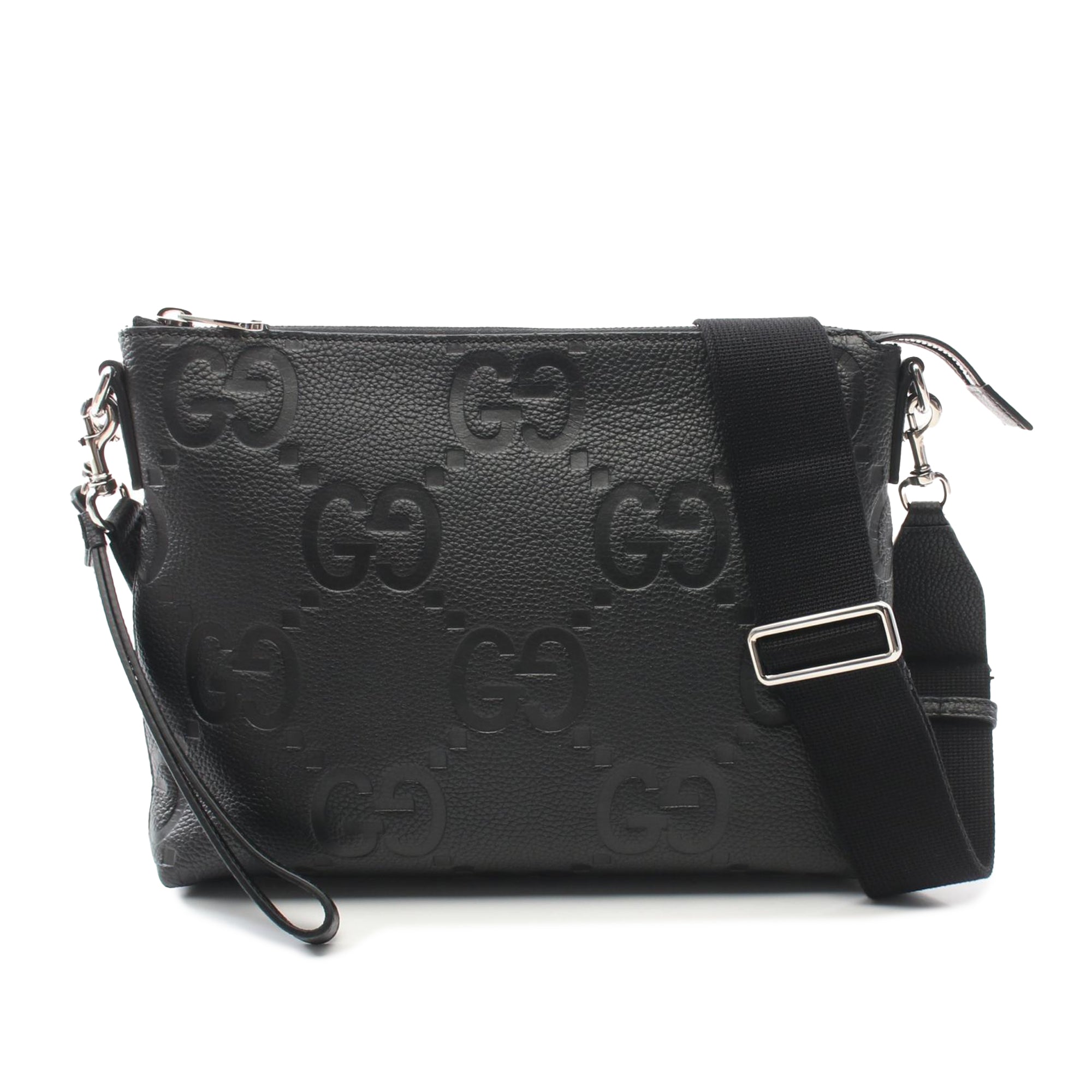 Gucci Medium Jumbo GG Embossed Messenger Bag - image 1