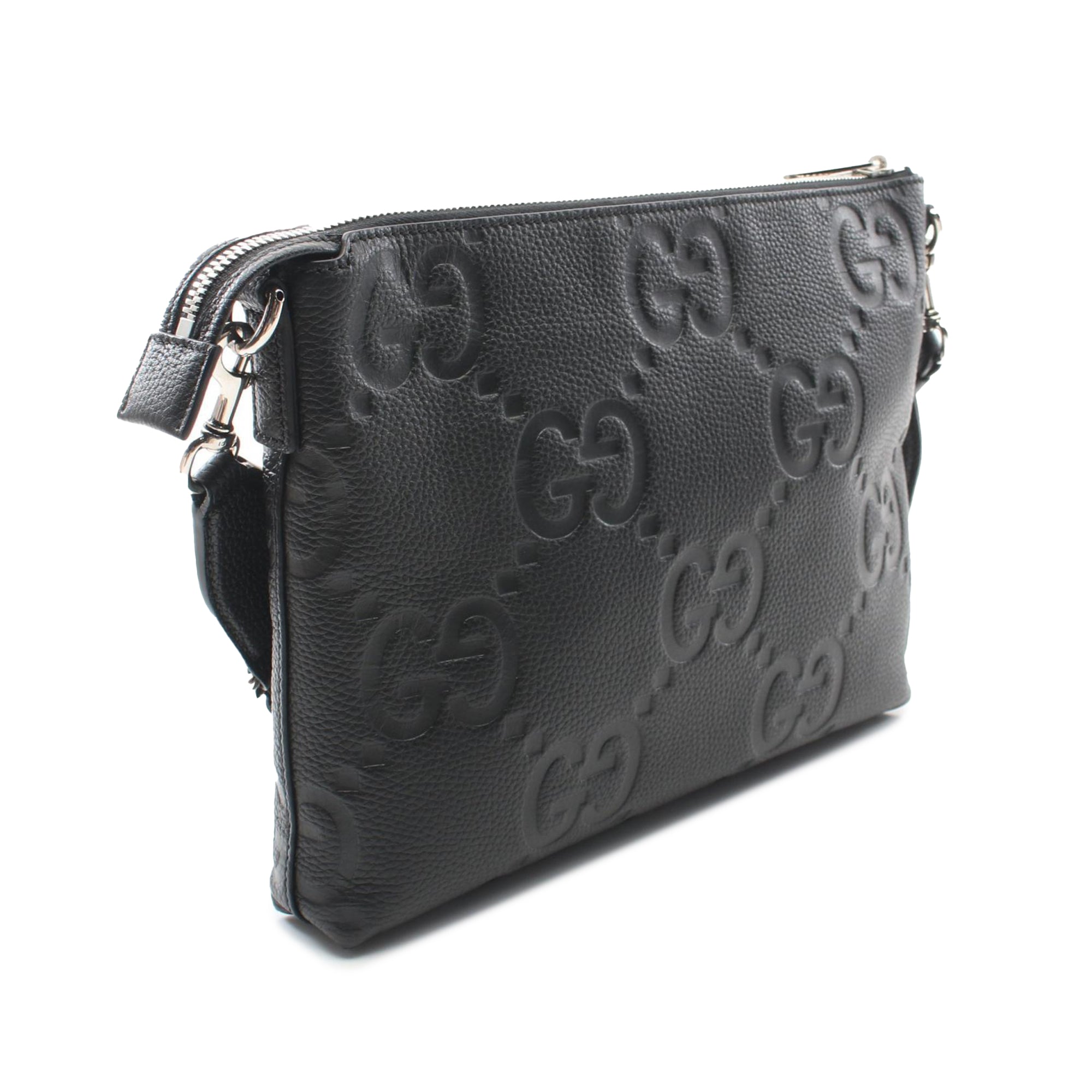 Gucci Medium Jumbo GG Embossed Messenger Bag - image 2