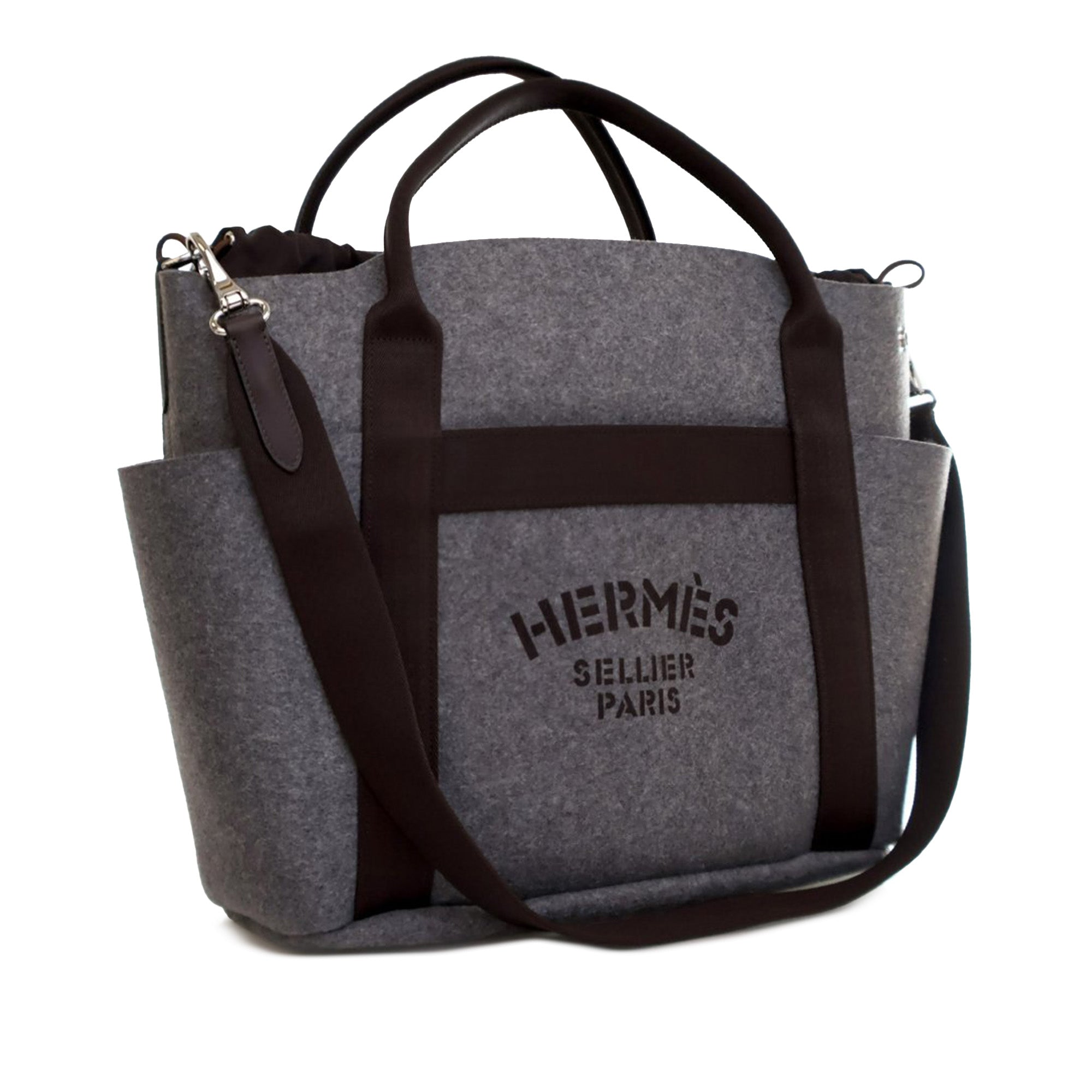 Hermès Feutre Sac de Pansage Groom Bag - image 2