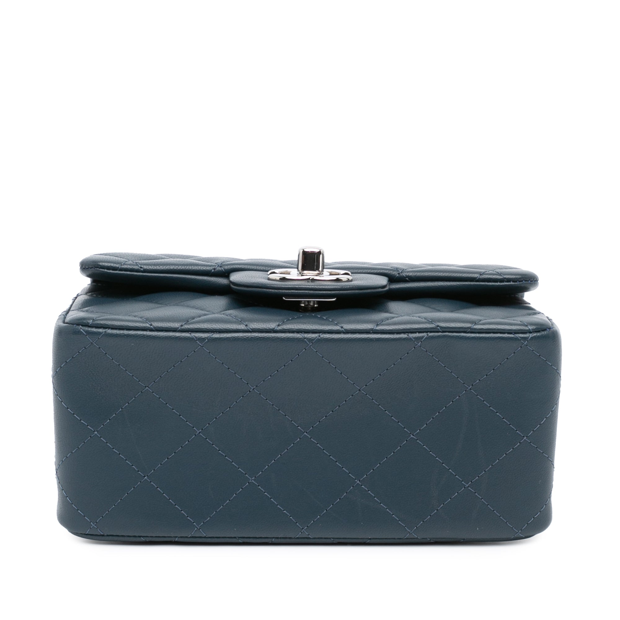 Chanel Mini Square Classic Lambskin Single Flap - image 3