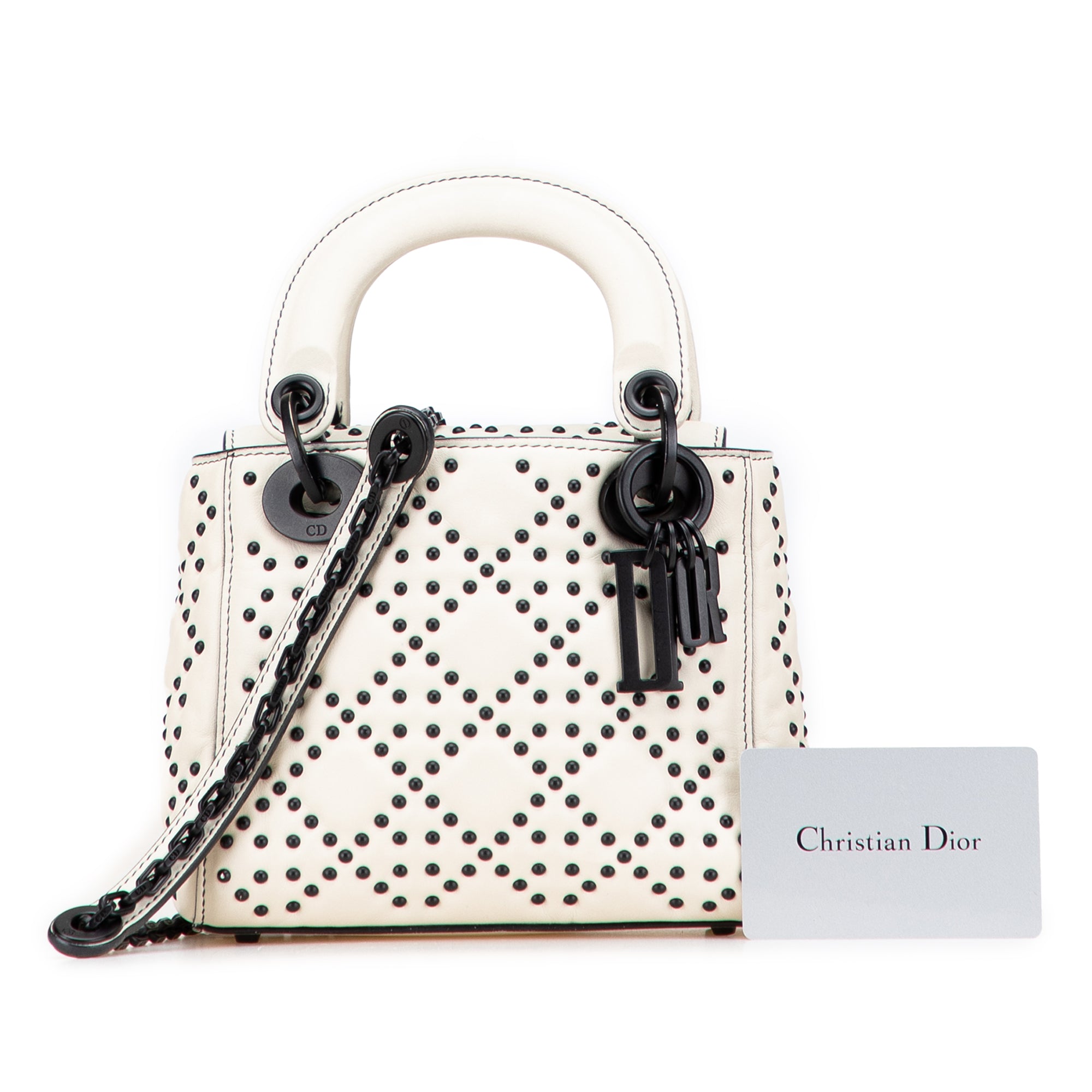 Dior Mini Ultra Matte Calfskin Cannage Studded Supple Lady Dior - image 10