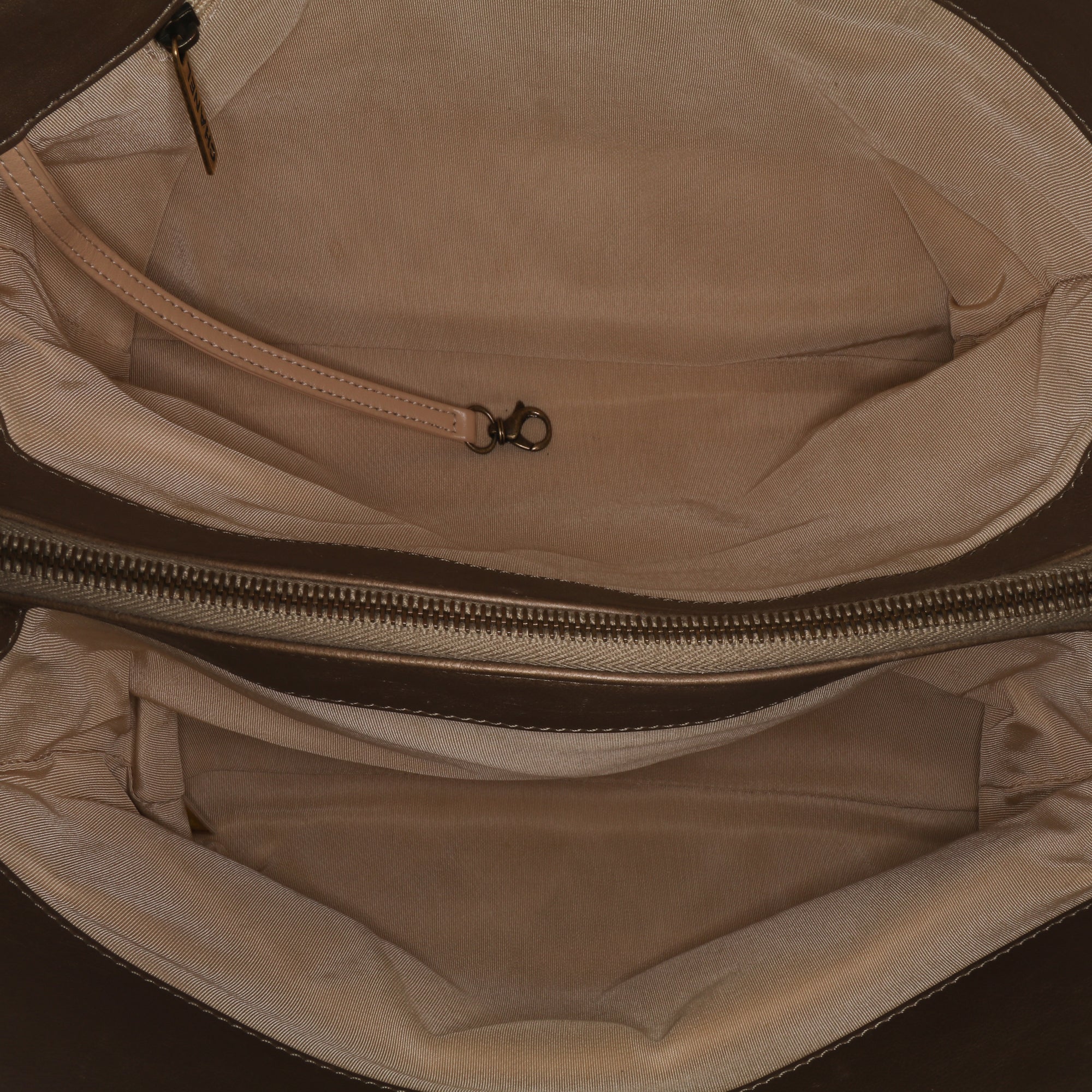 Chanel Large Quilted Iridescent Calfskin CC Crown Tote - image 4