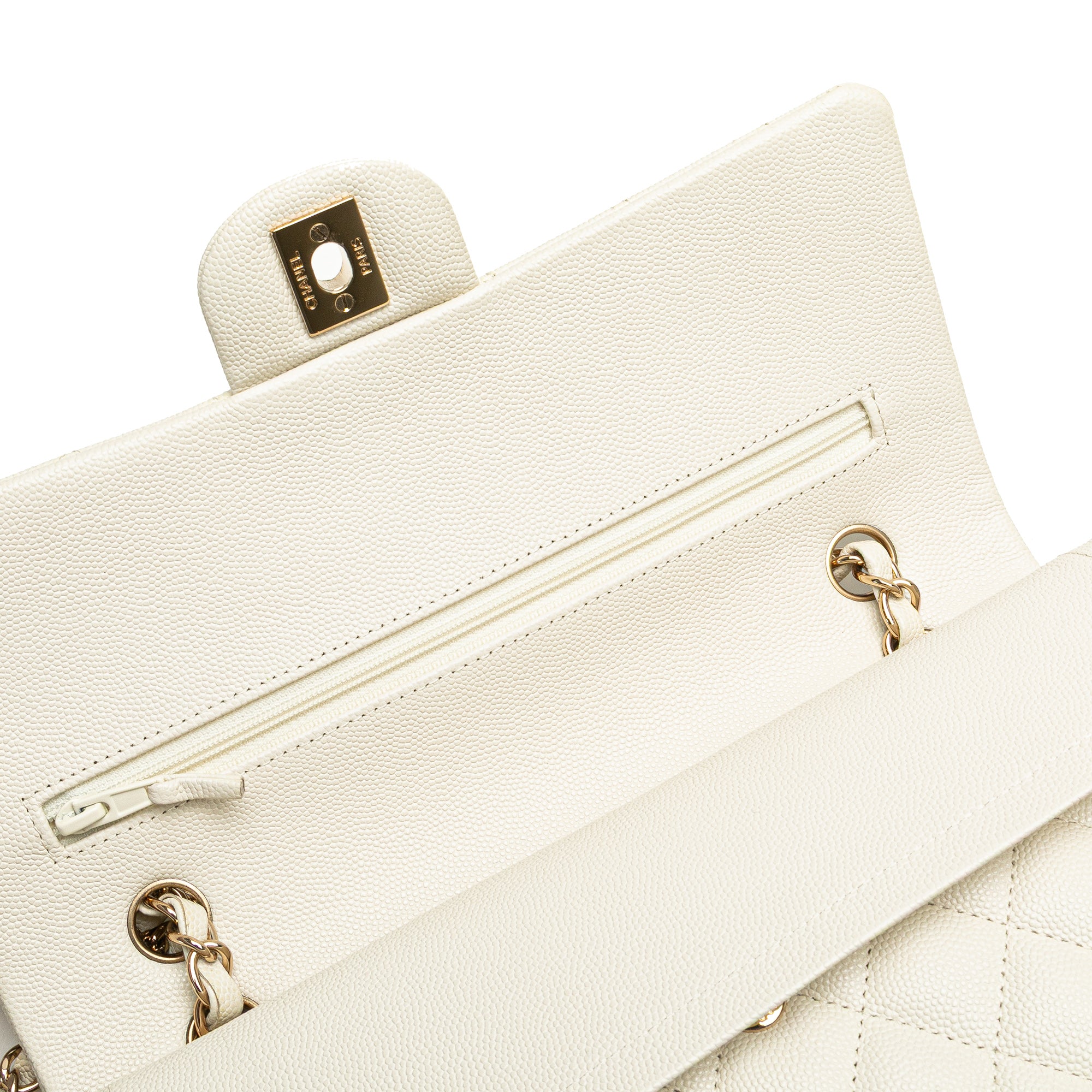 Chanel Medium Classic Caviar Double Flap - image 11