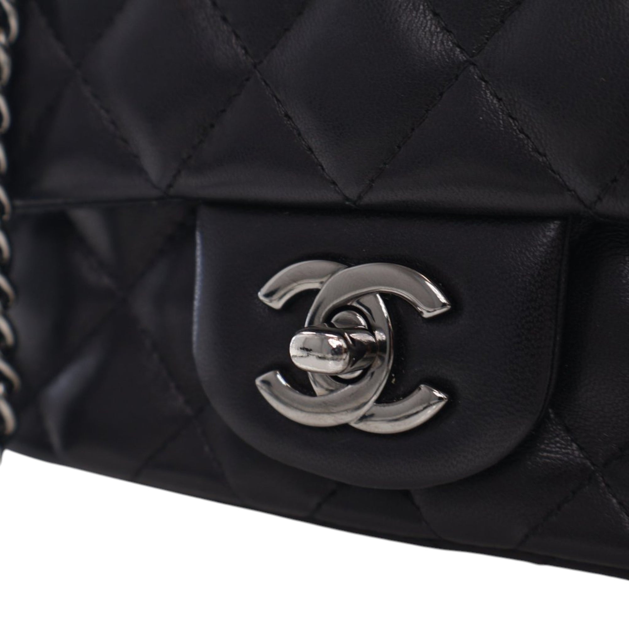 Chanel Extra Mini Rectangular Classic Lambskin Single Flap - image 10