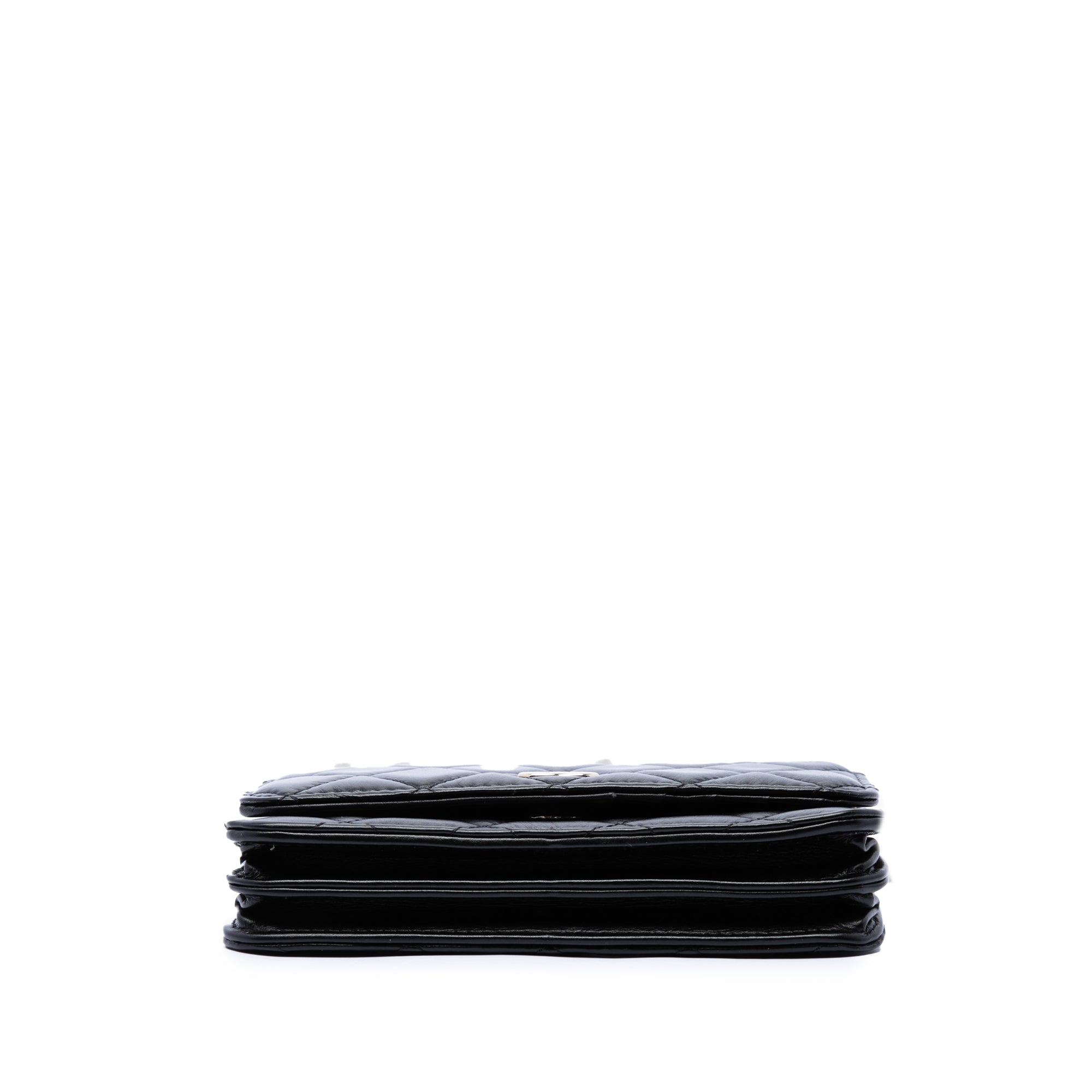 Chanel CC Quilted Calfskin Maxi Pearls Wallet on Chain - image 3