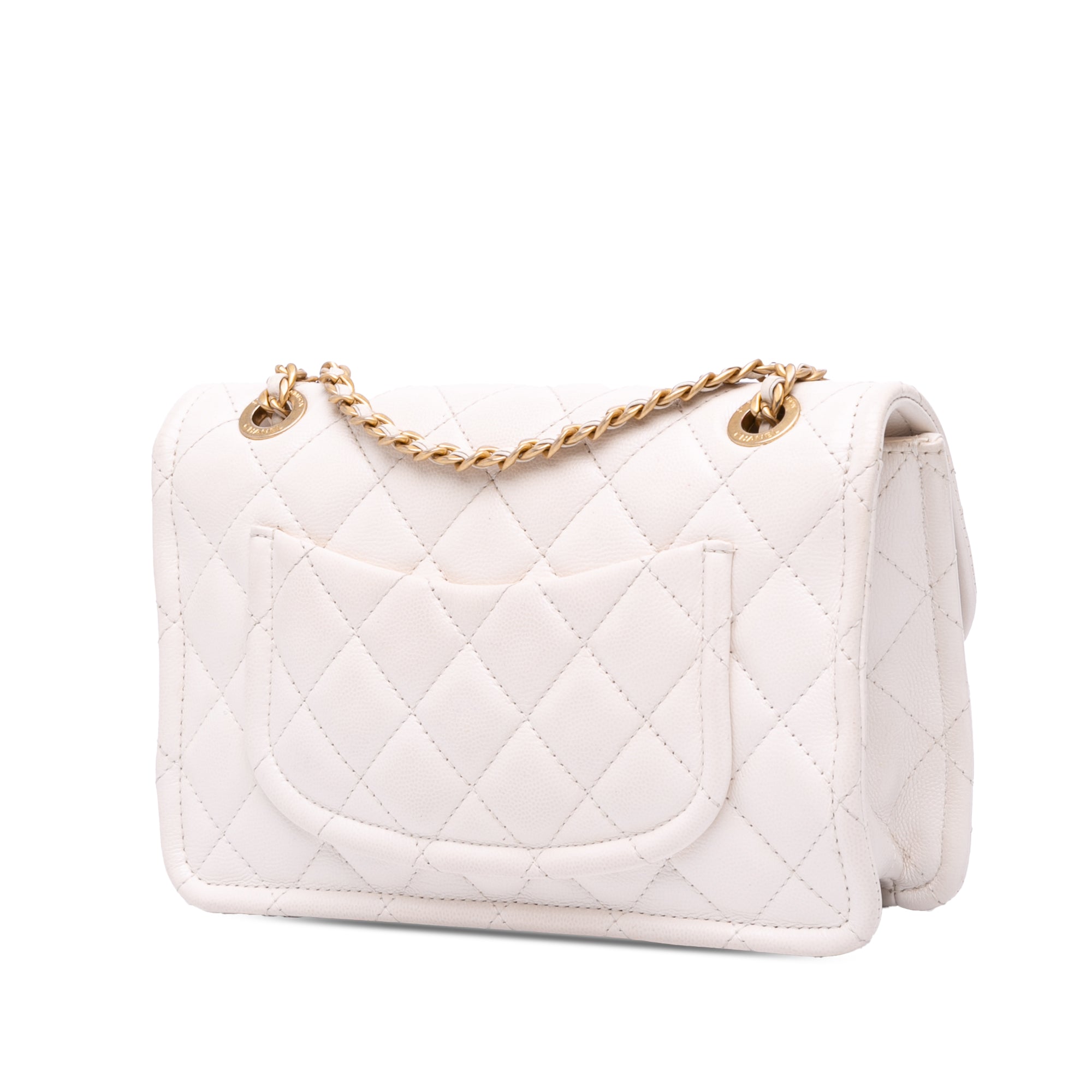 Chanel Medium Quilted Caviar Sweet Flap - image 2