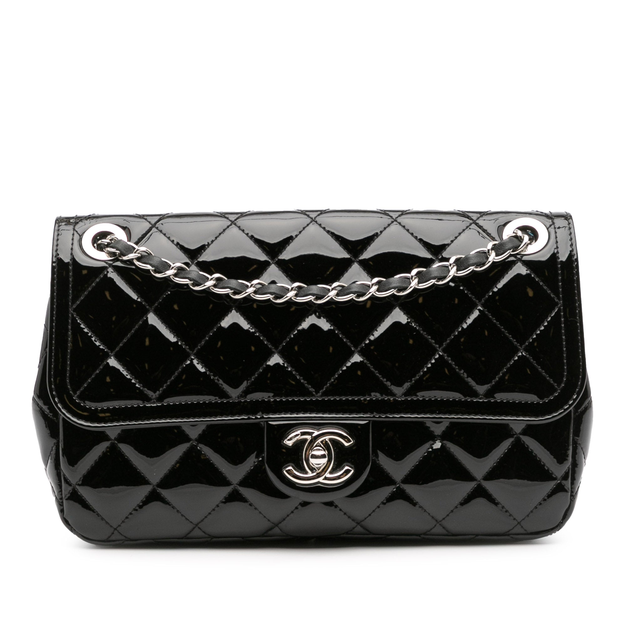 Chanel Medium Patent Coco Shine Flap - image 1