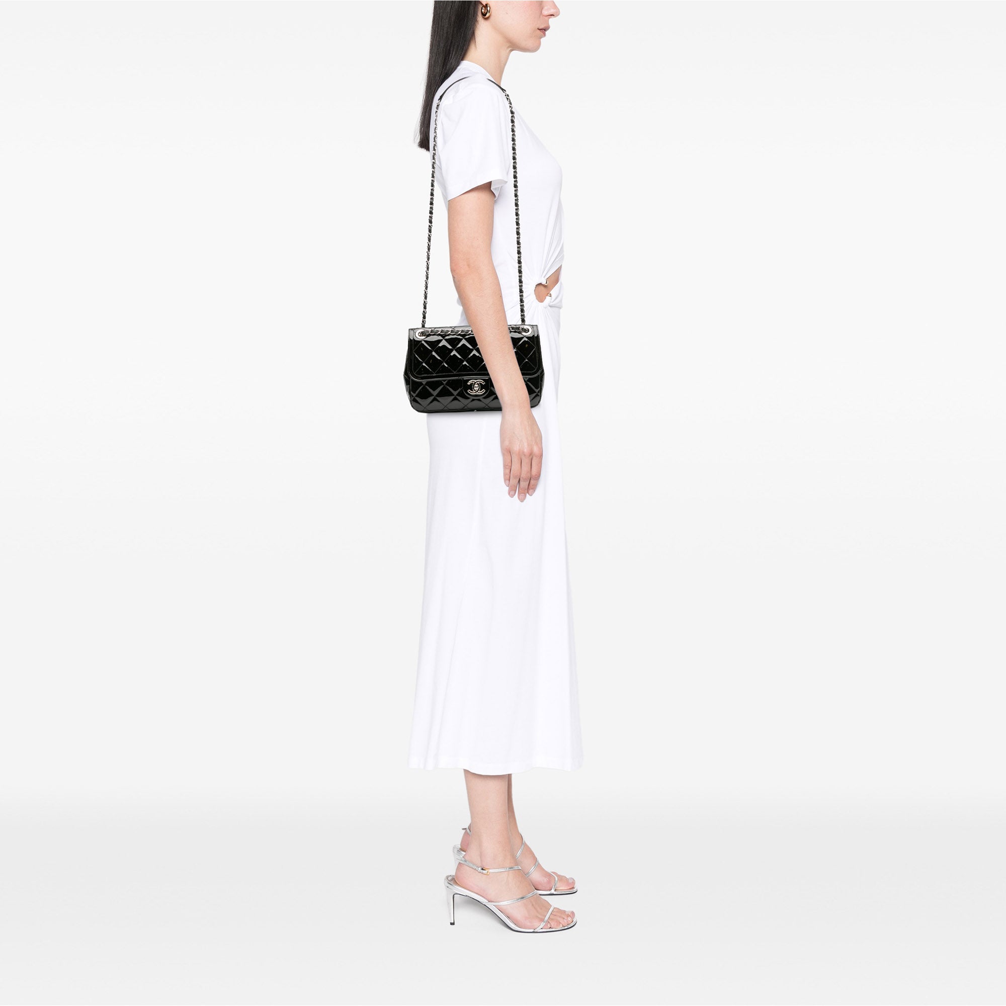 Chanel Medium Patent Coco Shine Flap - image 9