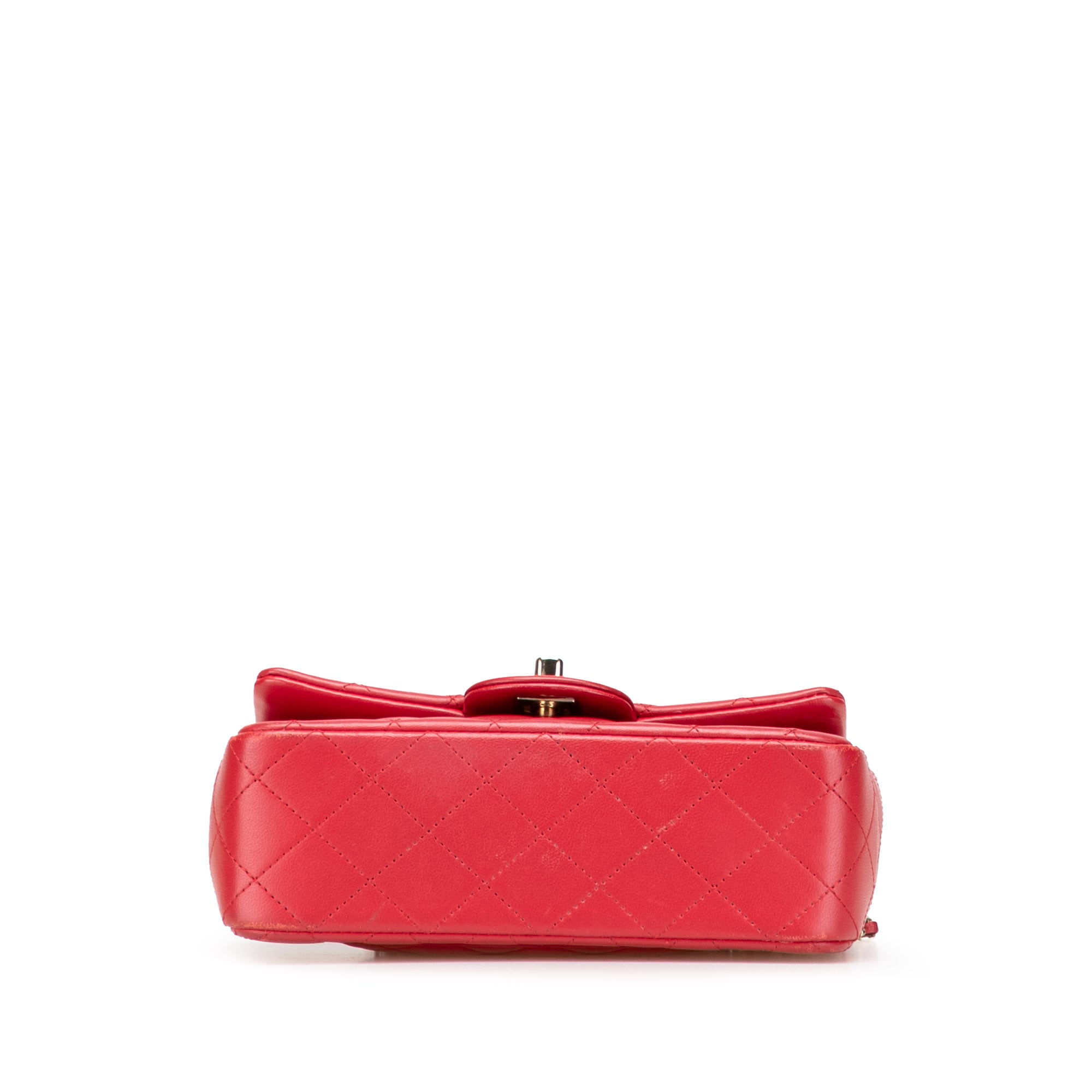Chanel Mini Rectangular Lambskin Top Handle Single Flap - image 3