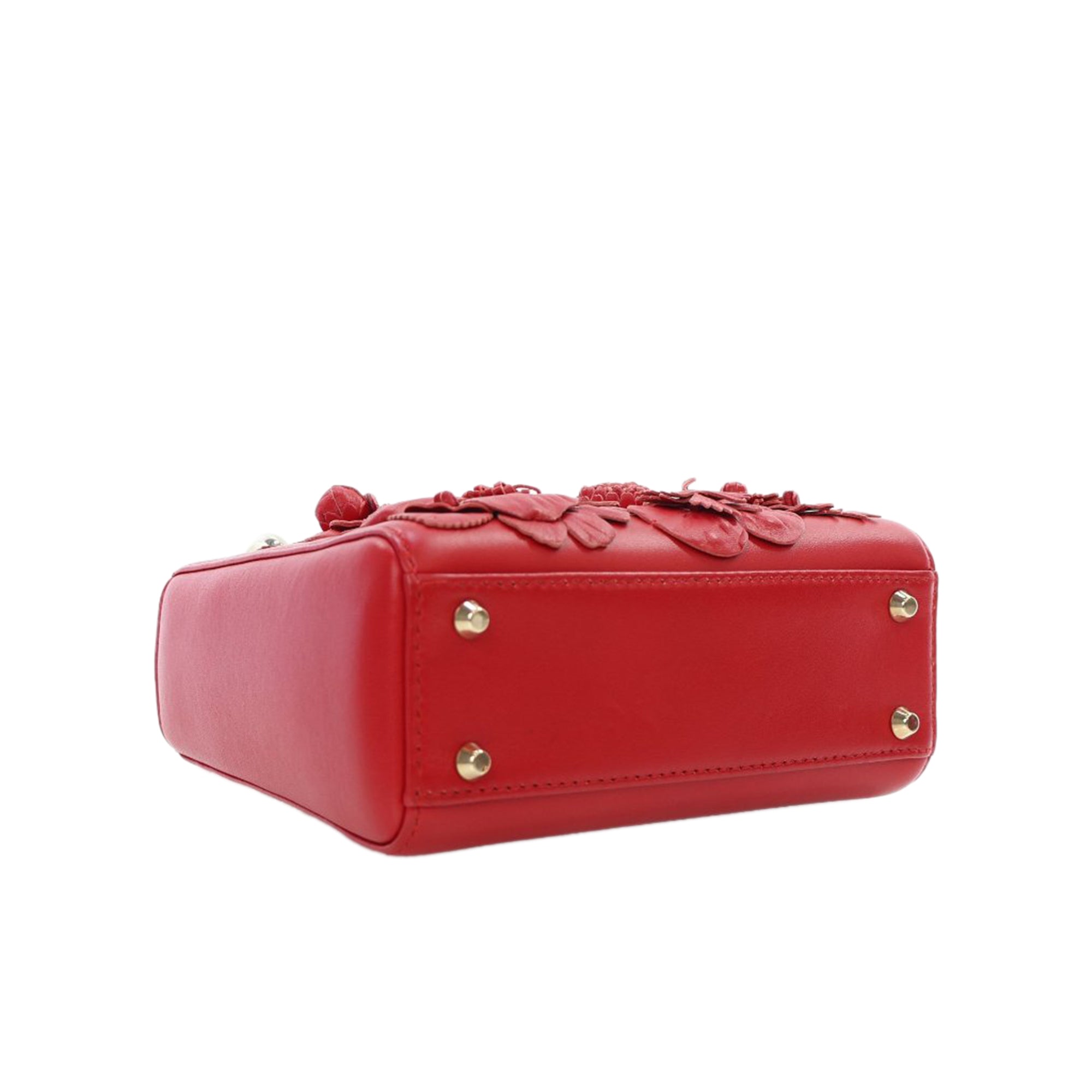 Dior DiorAmour Mini Lambskin Applique Flower Lady Dior - image 10