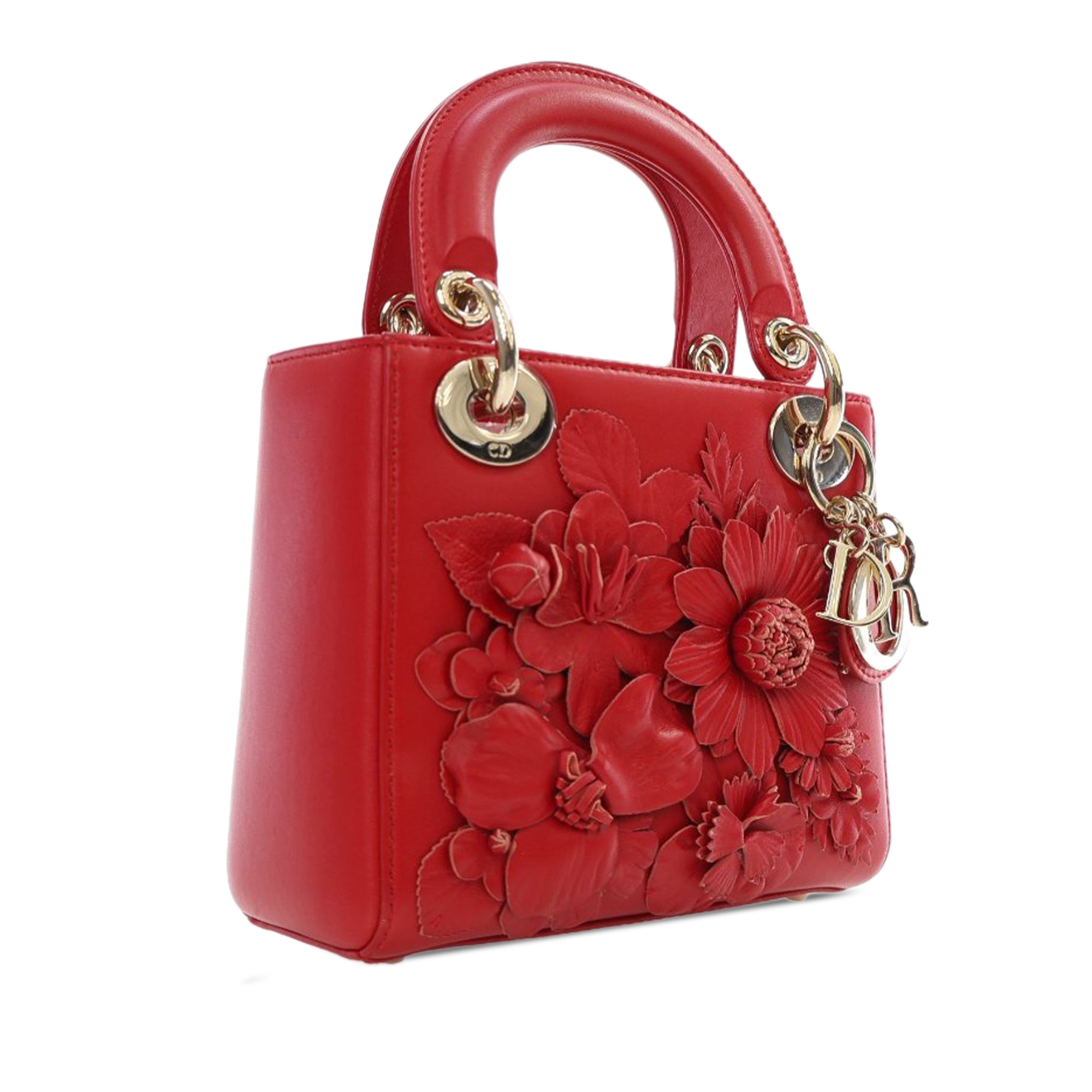 Dior DiorAmour Mini Lambskin Applique Flower Lady Dior - image 2